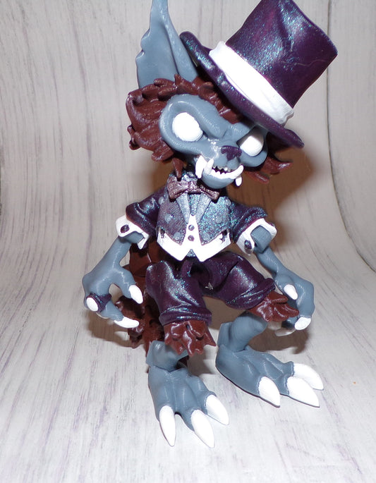 Gentlemans Werewolf 3d printed Articulated Figurine - Wonderland 3D Printing 