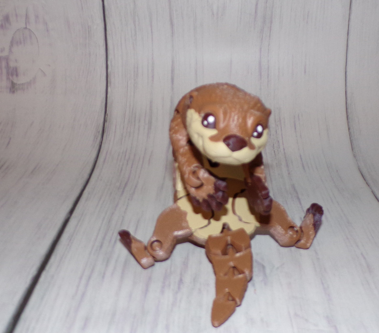 River Otter 3D Printed Articulated Figurine - Wonderland 3D Printing 