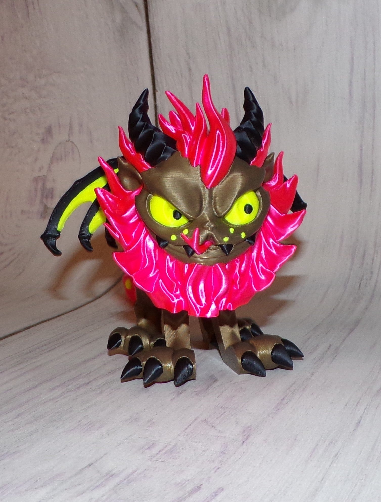 Manticore 3d Printed Articulated Figurine - Wonderland 3D Printing 