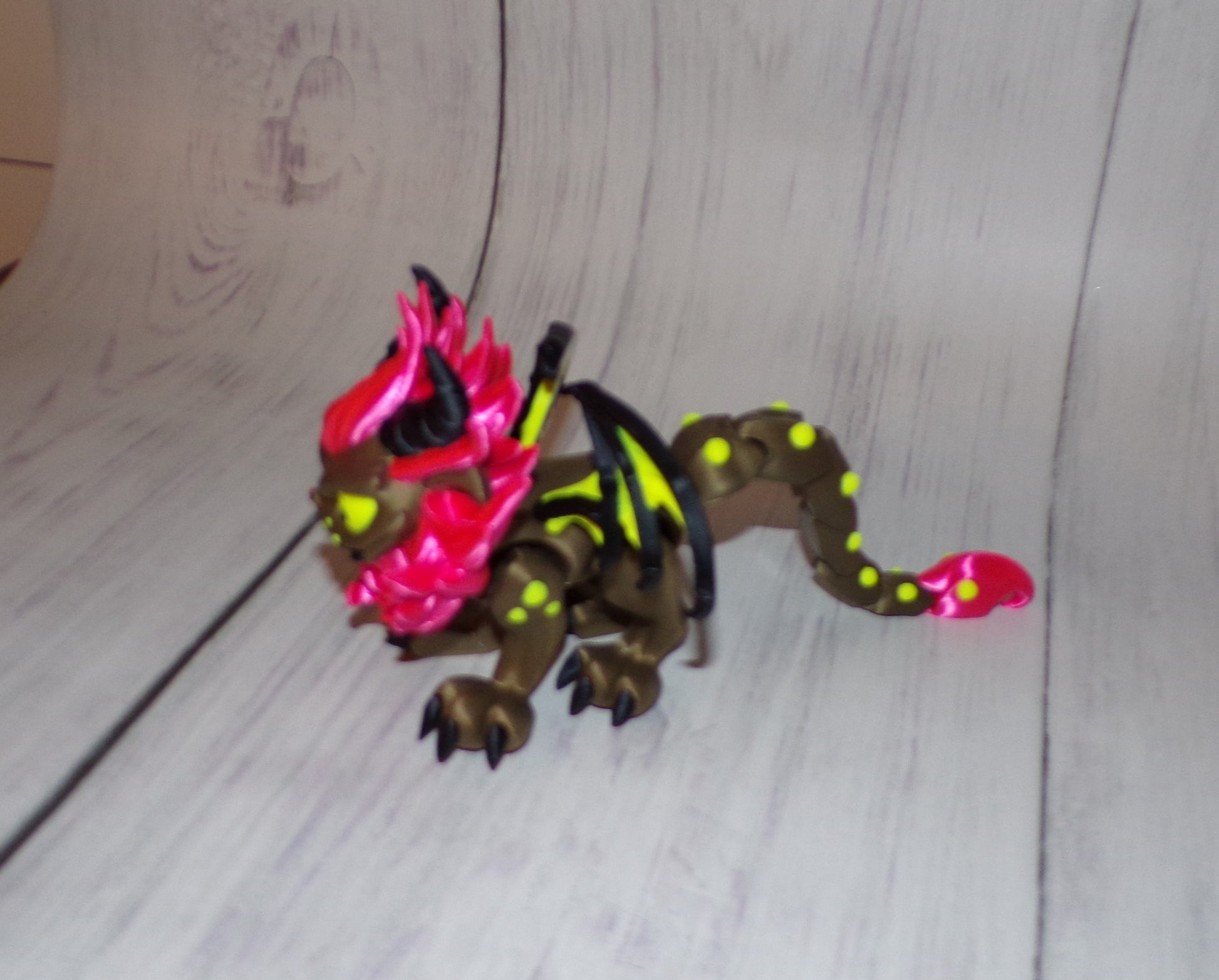 Manticore 3d Printed Articulated Figurine - Wonderland 3D Printing 