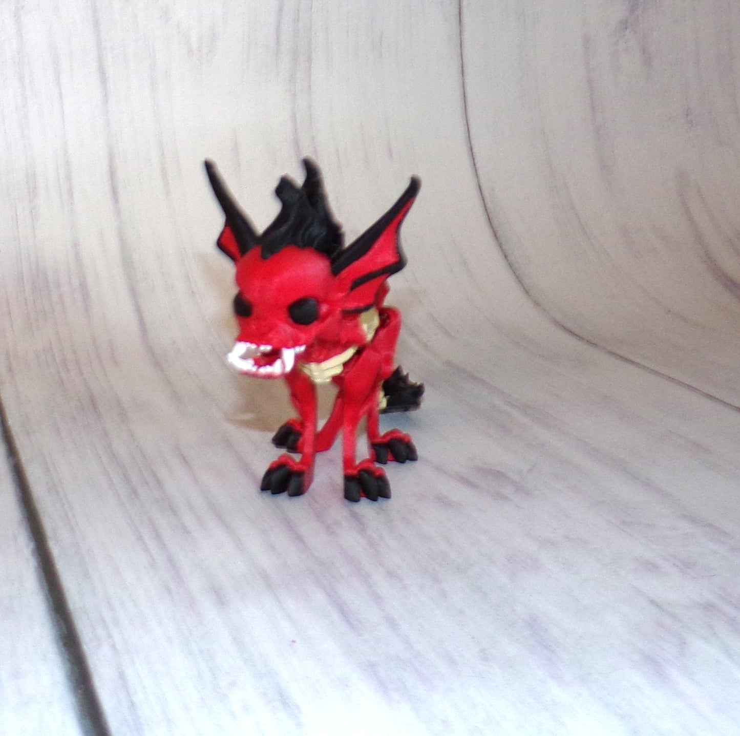 Hellhound 3d Printed Articulated Figurine - Wonderland 3D Printing 