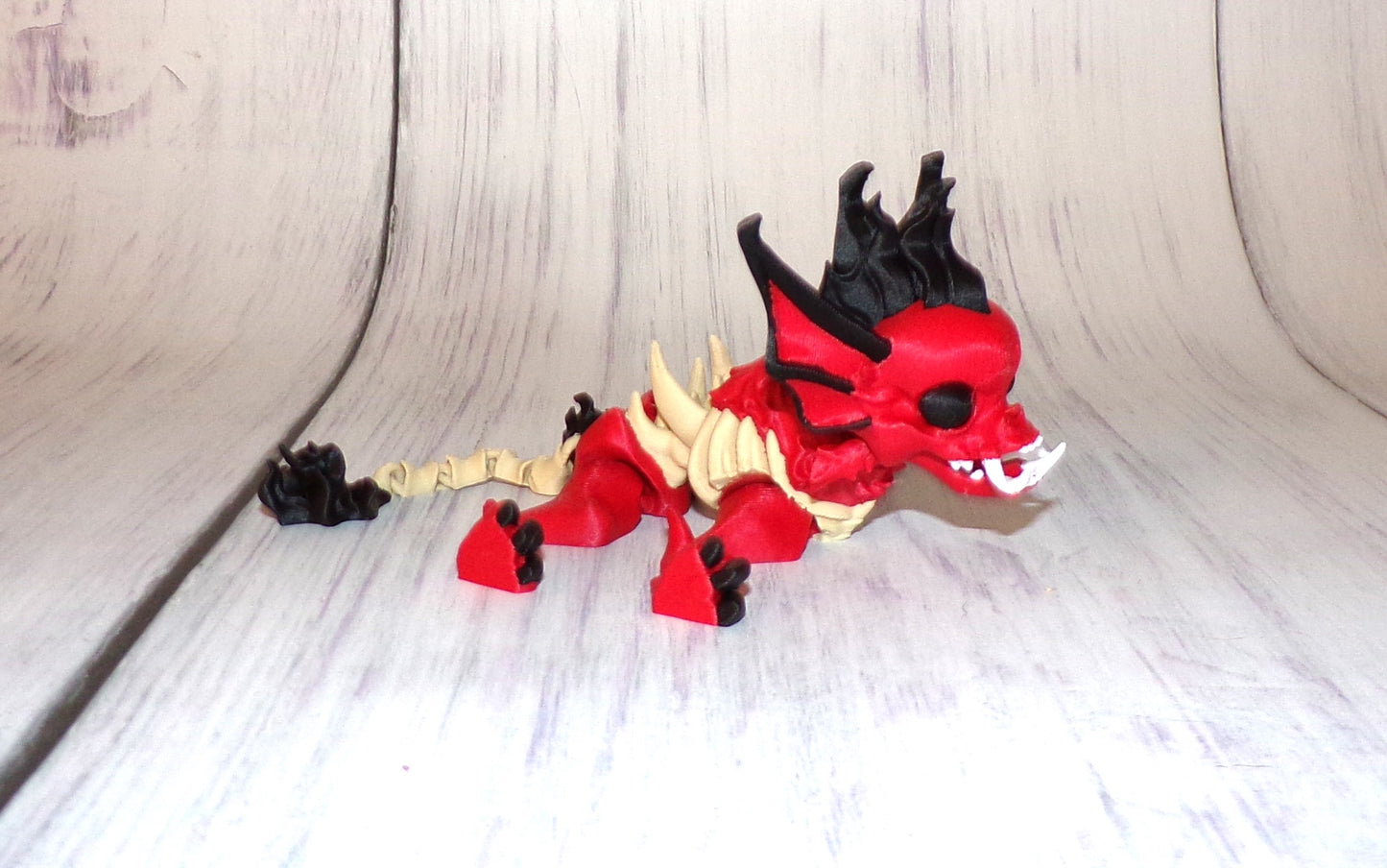 Hellhound 3d Printed Articulated Figurine - Wonderland 3D Printing 