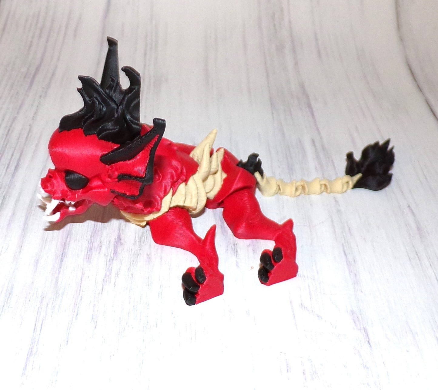 Hellhound 3d Printed Articulated Figurine - Wonderland 3D Printing 