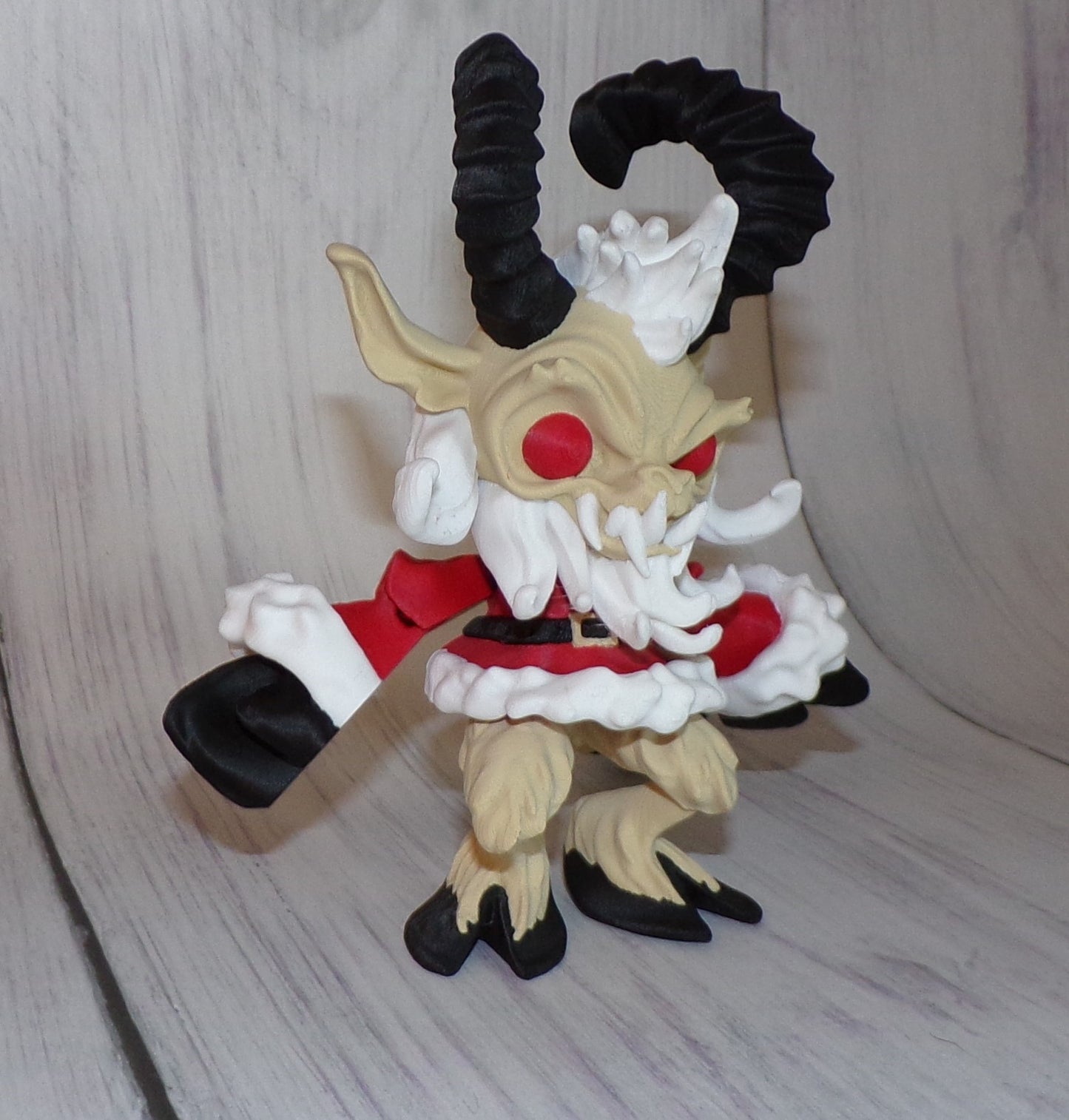 Krampus 3d Printed Articulated Figurine - Wonderland 3D Printing 