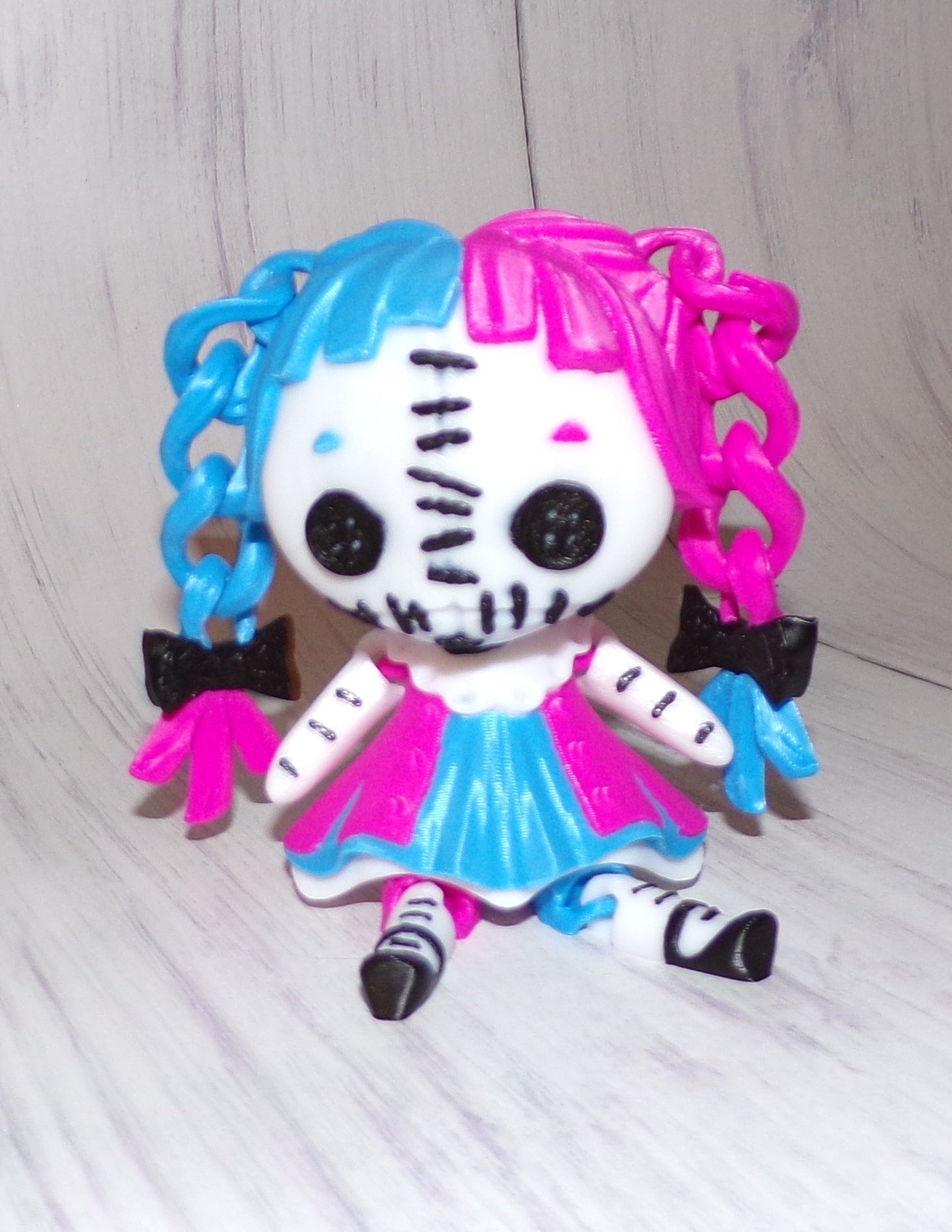 Creepy Doll 3d Printed Articulated Figurine - Wonderland 3D Printing 