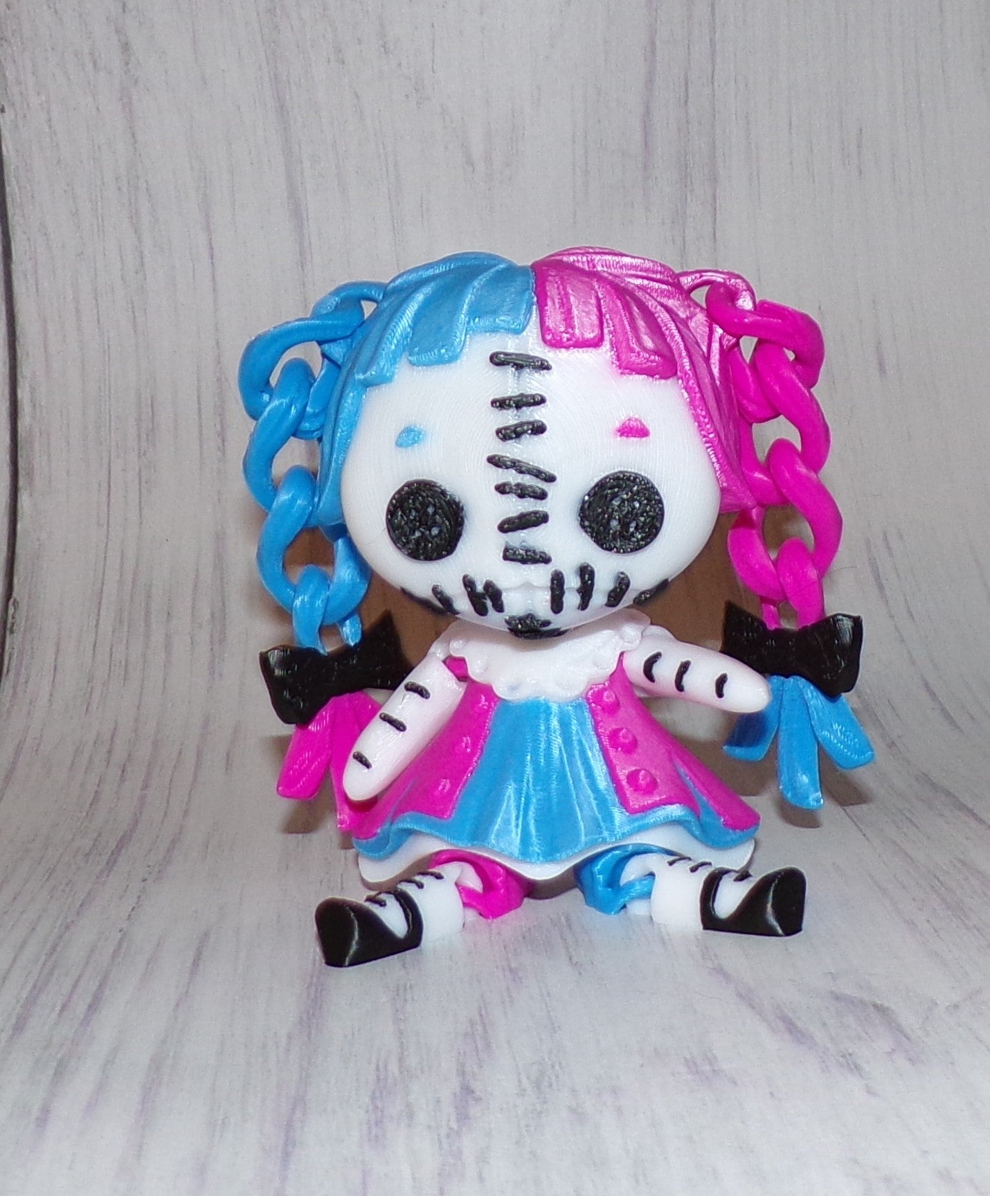 Creepy Doll 3d Printed Articulated Figurine - Wonderland 3D Printing 