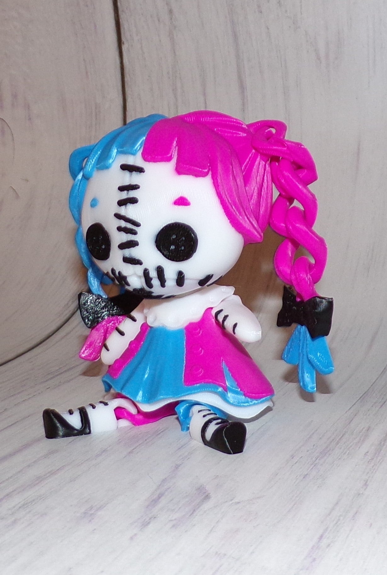 Creepy Doll 3d Printed Articulated Figurine - Wonderland 3D Printing 