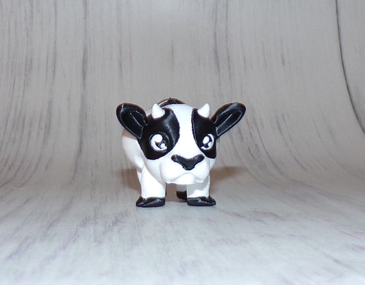 Cow Puff Articulated 3d Printed Figurine - Wonderland 3D Printing 