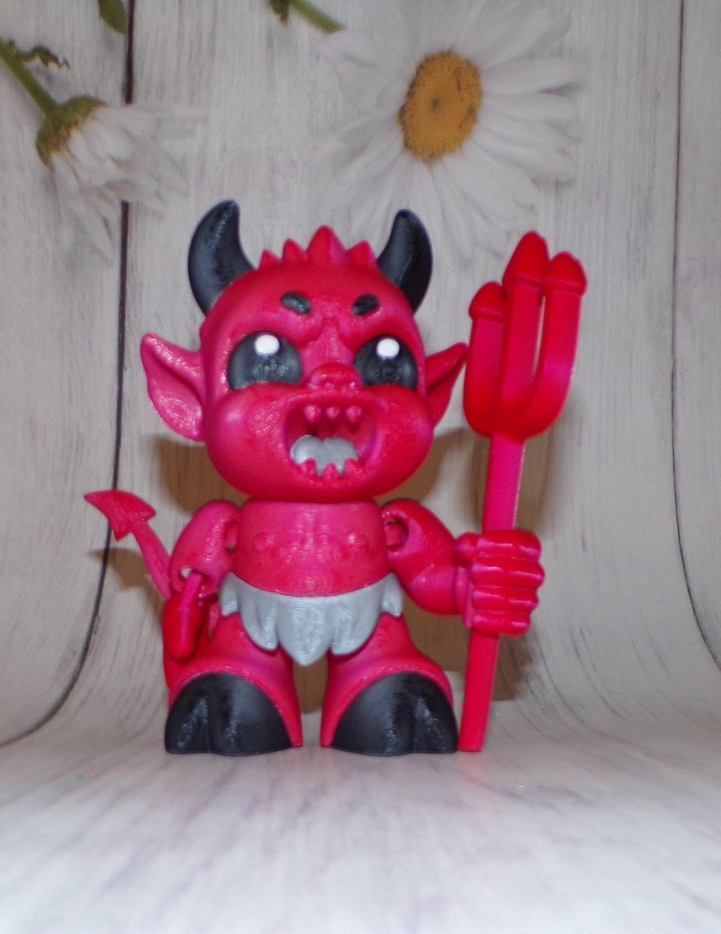 Devil Boy 3D Printed Articulated Figurine - Wonderland 3D Printing 