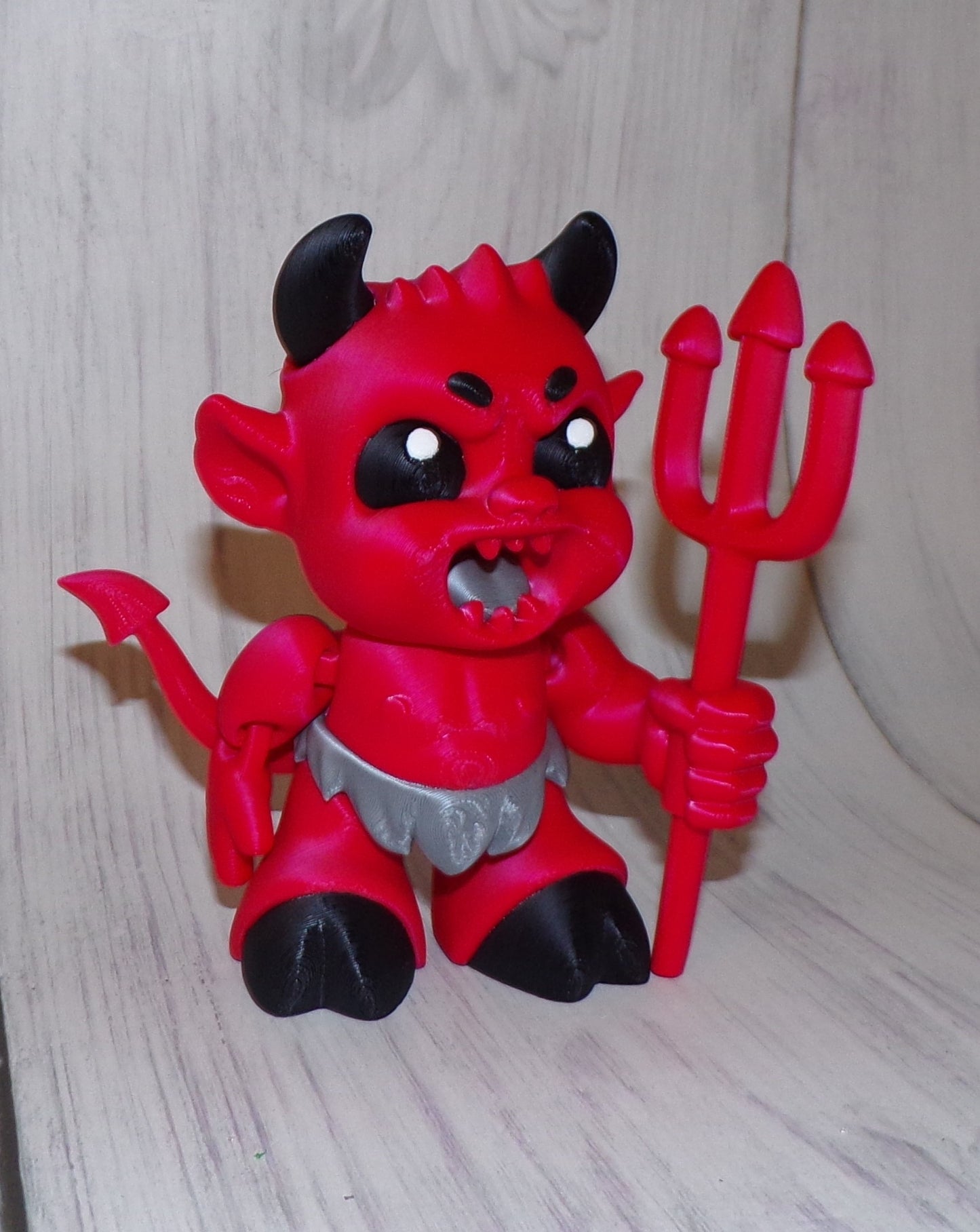 Devil Boy 3D Printed Articulated Figurine - Wonderland 3D Printing 