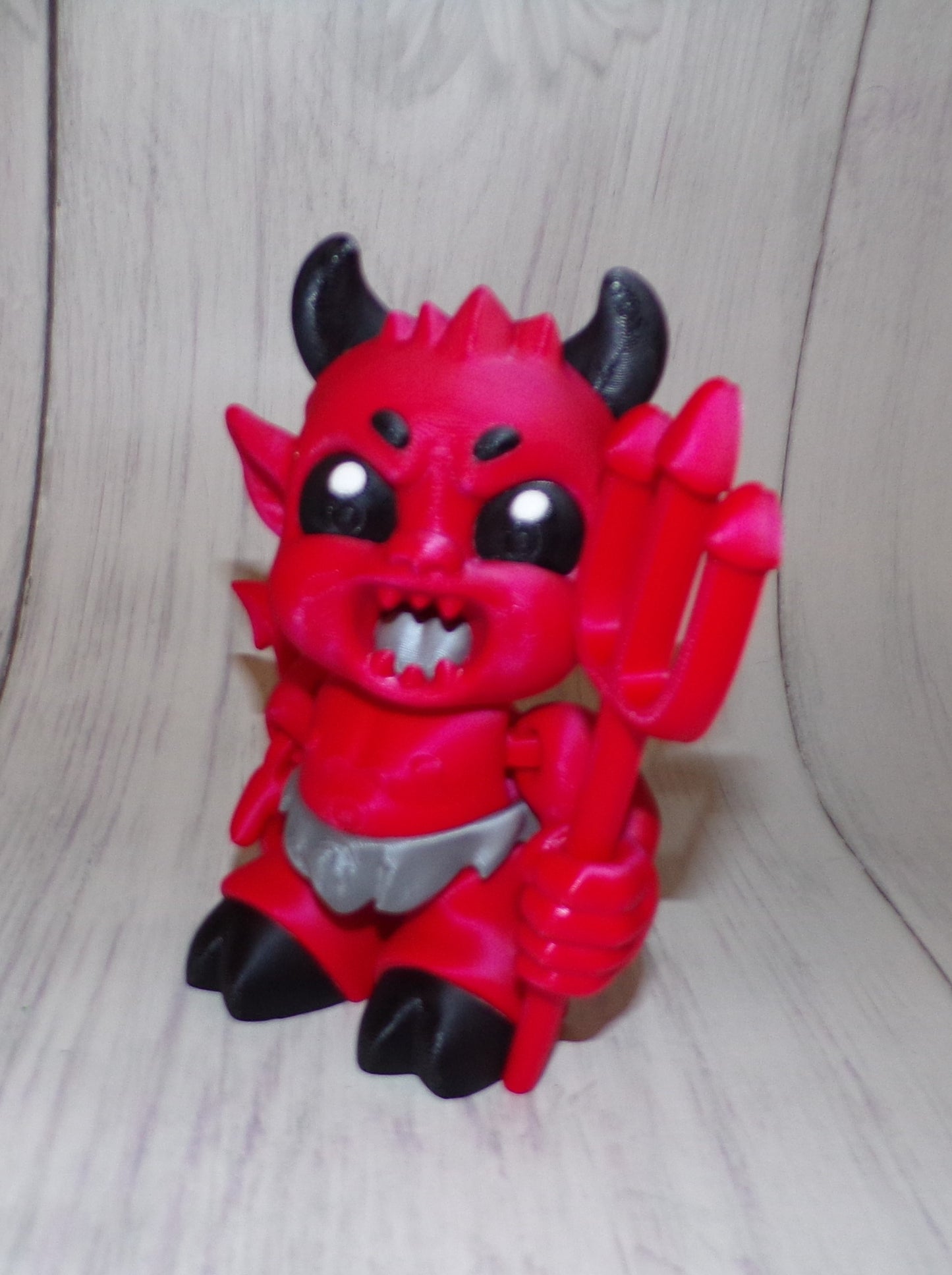 Devil Boy 3D Printed Articulated Figurine - Wonderland 3D Printing 