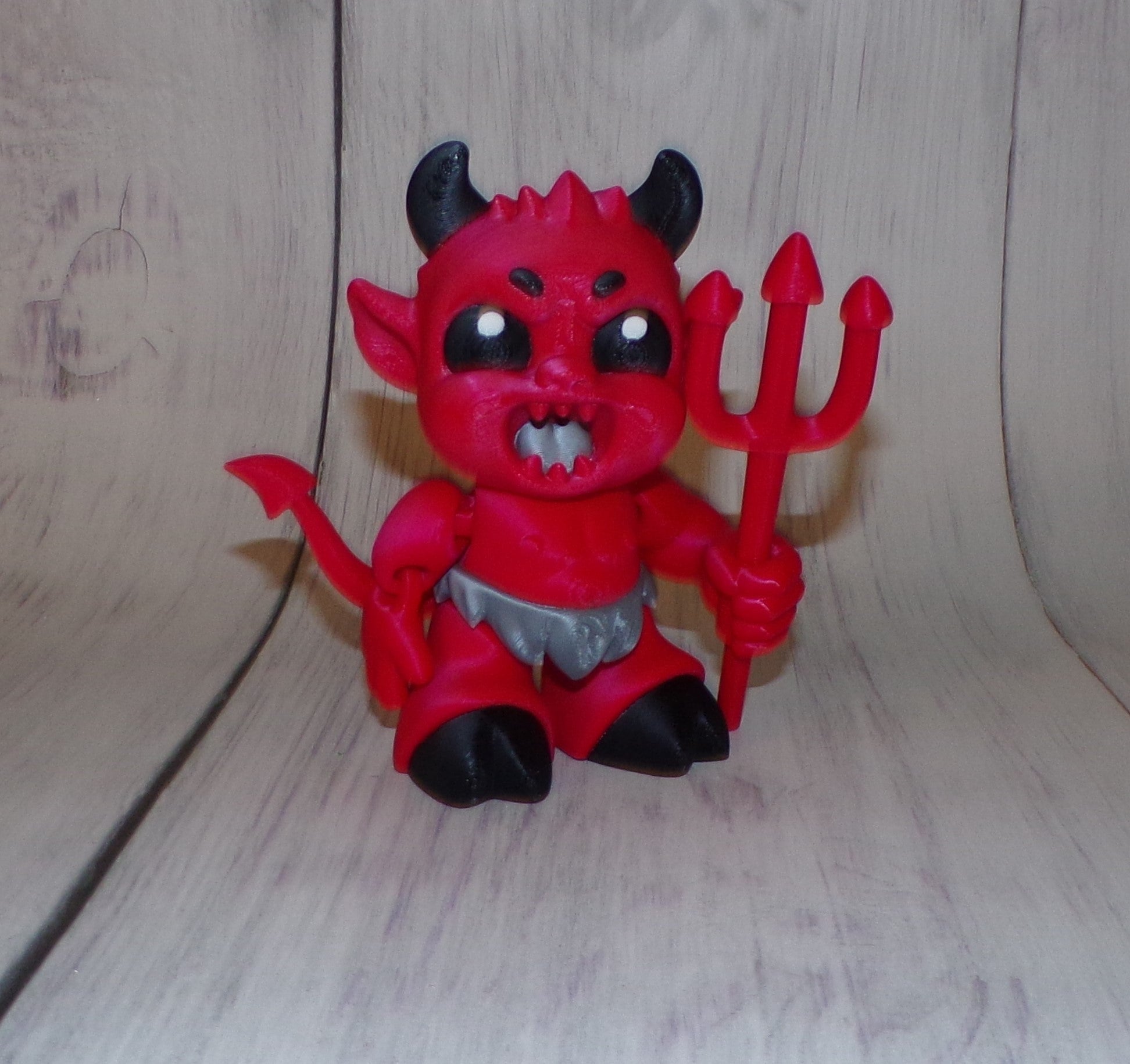 Devil Boy 3D Printed Articulated Figurine - Wonderland 3D Printing 