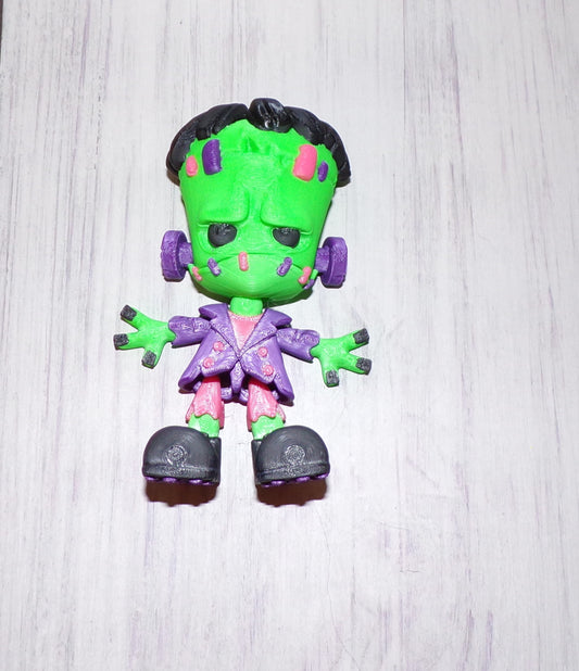 Frankenstein 3d Printed Articulated Figurine - Wonderland 3D Printing 