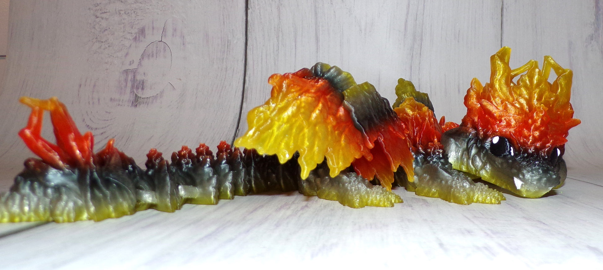 Autum Dragon Tadling:3D Printed, Fully Articulated - Wonderland 3D Printing 