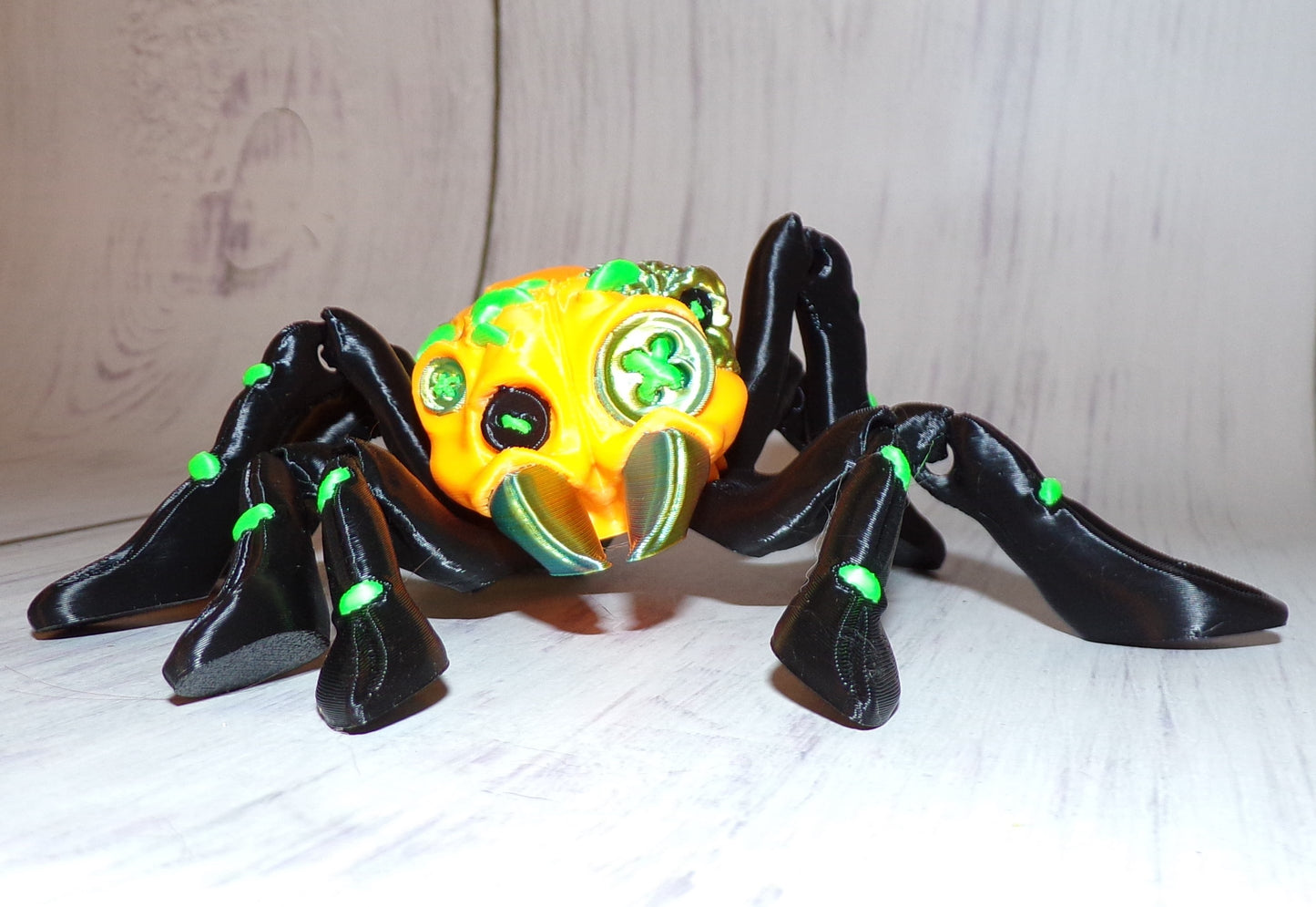 Stuffed Tarantula 3d Printed Articulated Figurine - Wonderland 3D Printing 