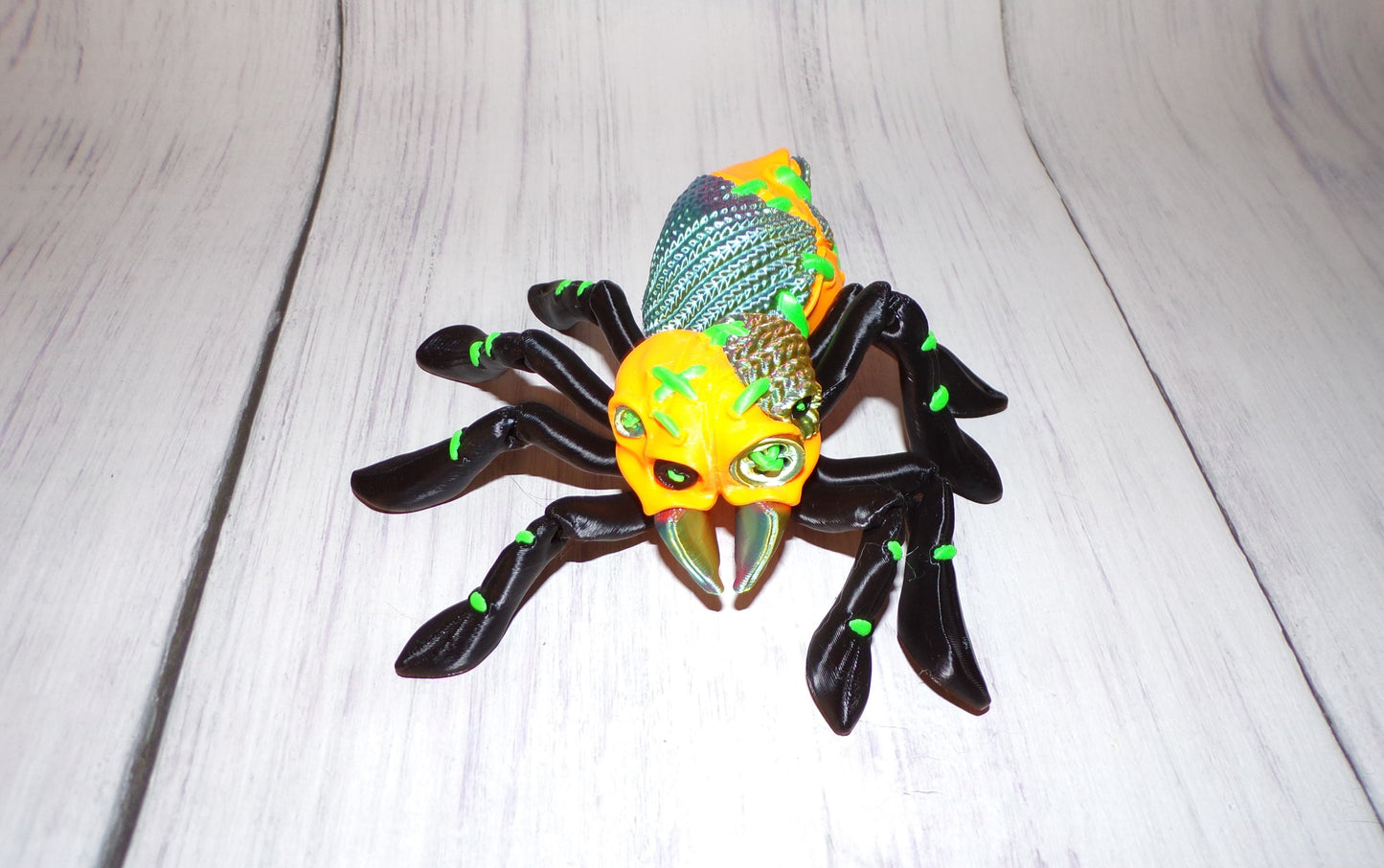 Stuffed Tarantula 3d Printed Articulated Figurine - Wonderland 3D Printing 