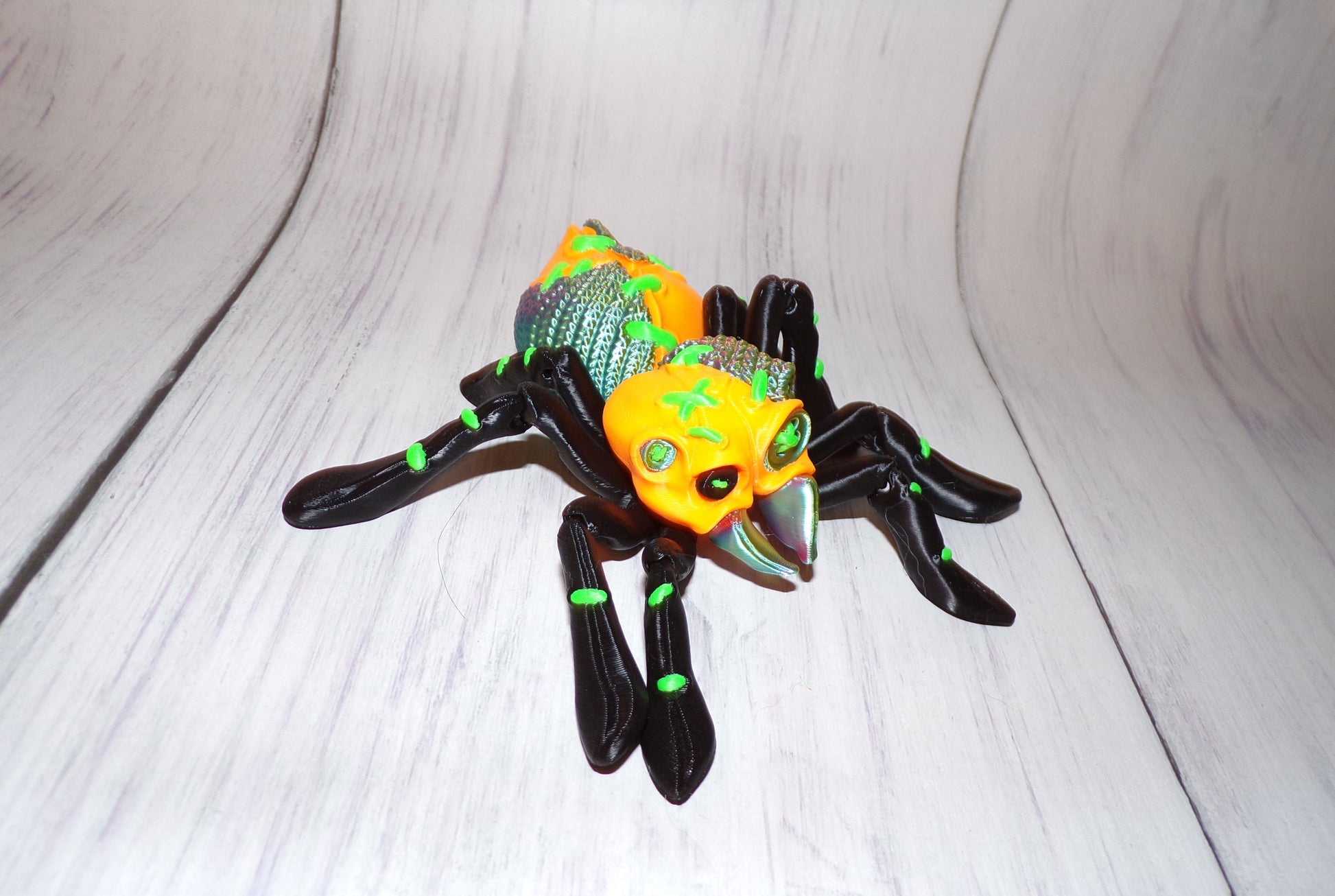 Stuffed Tarantula 3d Printed Articulated Figurine - Wonderland 3D Printing 