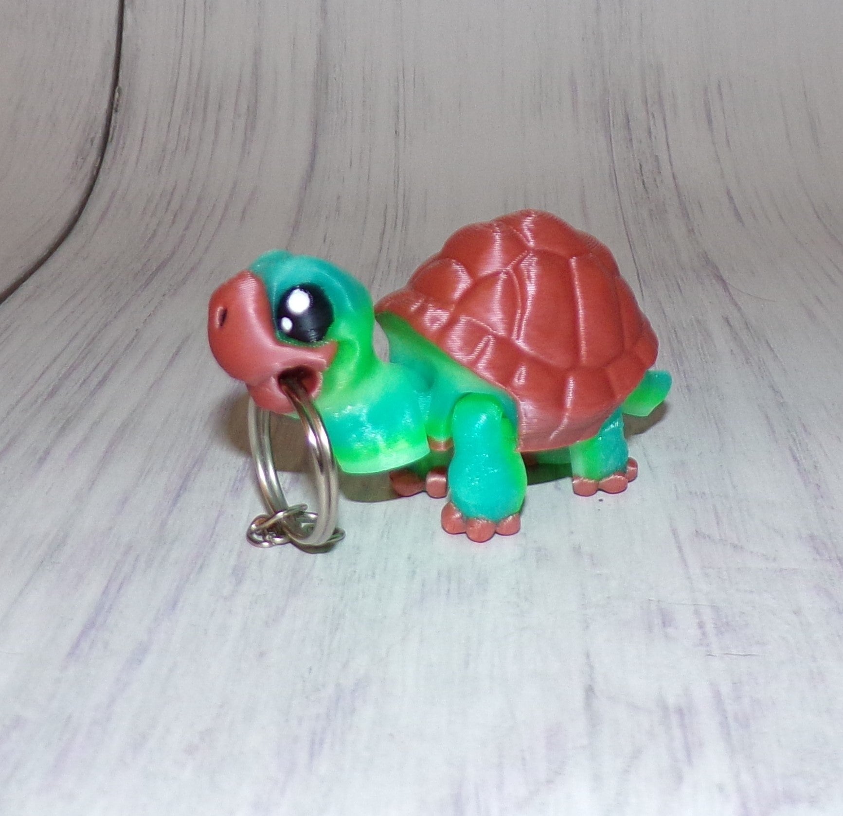 Mini Tortoise Fidget, 3D Printed Articulated Figurine - Wonderland 3D Printing 