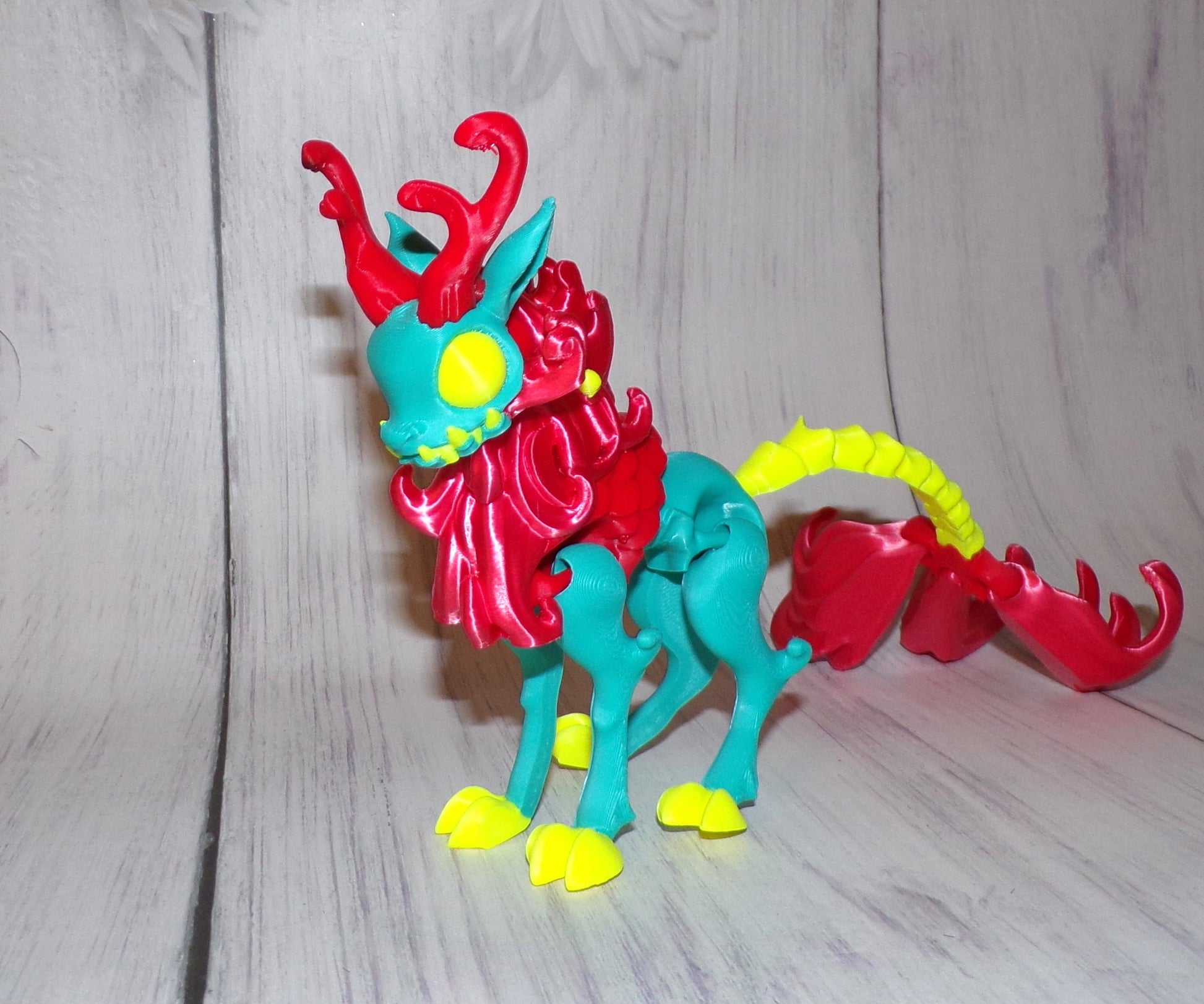 Qilin 3d Printed Articulated Figurine (Copy) - Wonderland 3D Printing 