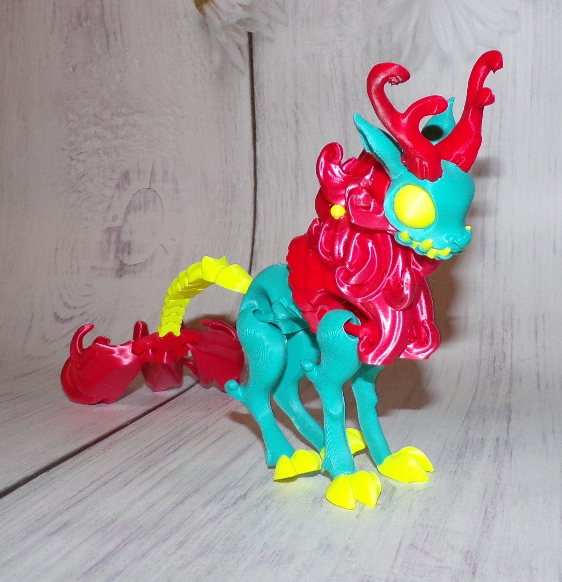 Qilin 3d Printed Articulated Figurine (Copy) - Wonderland 3D Printing 