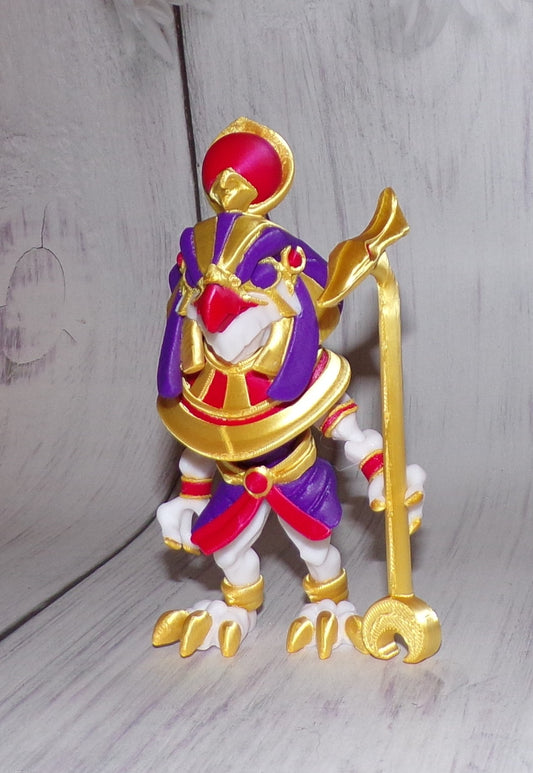 Ra 3d Printed Articulated Figurine - Wonderland 3D Printing 