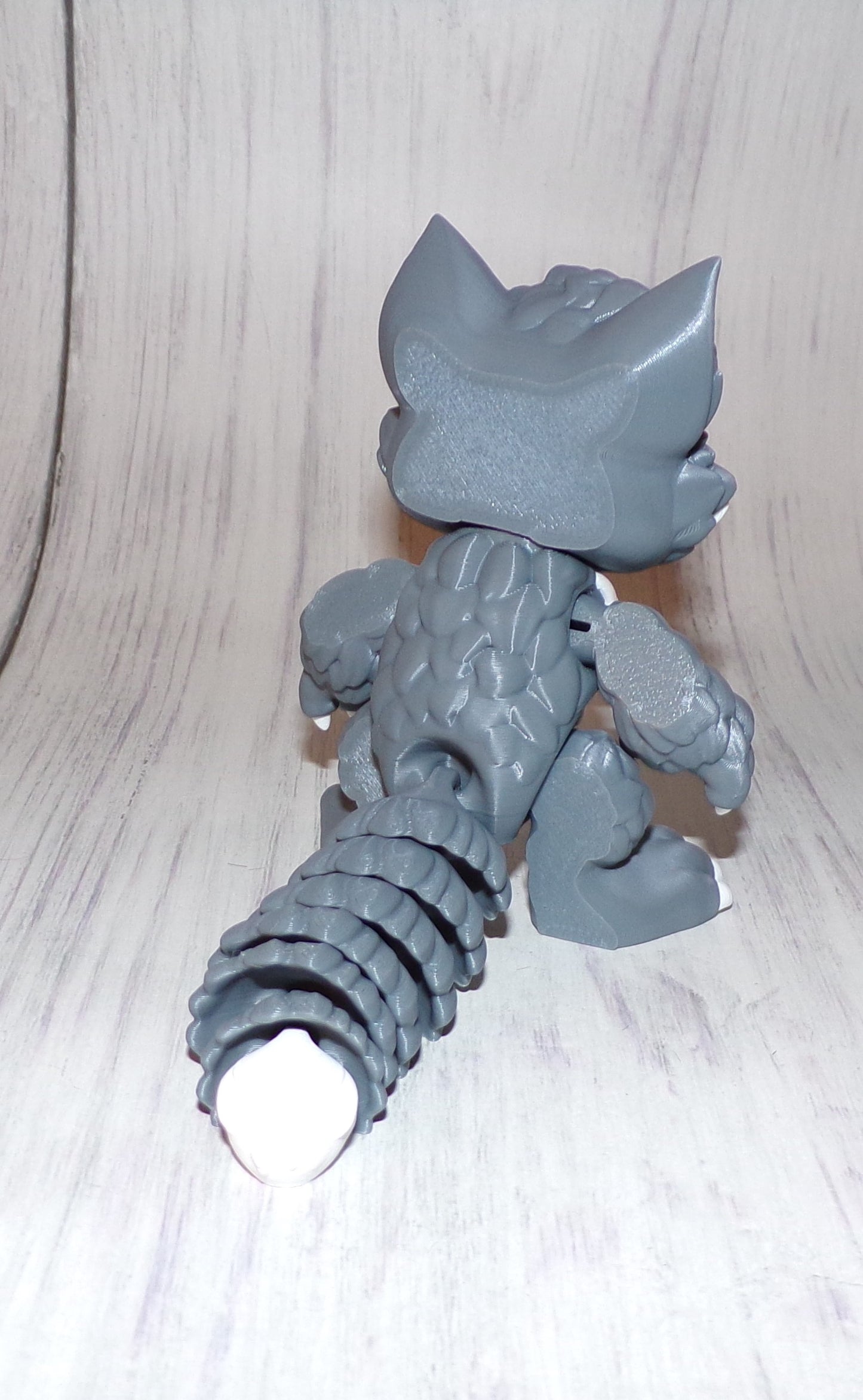 Baby Werewolf 3D Printed Articulated Figurine - Wonderland 3D Printing 