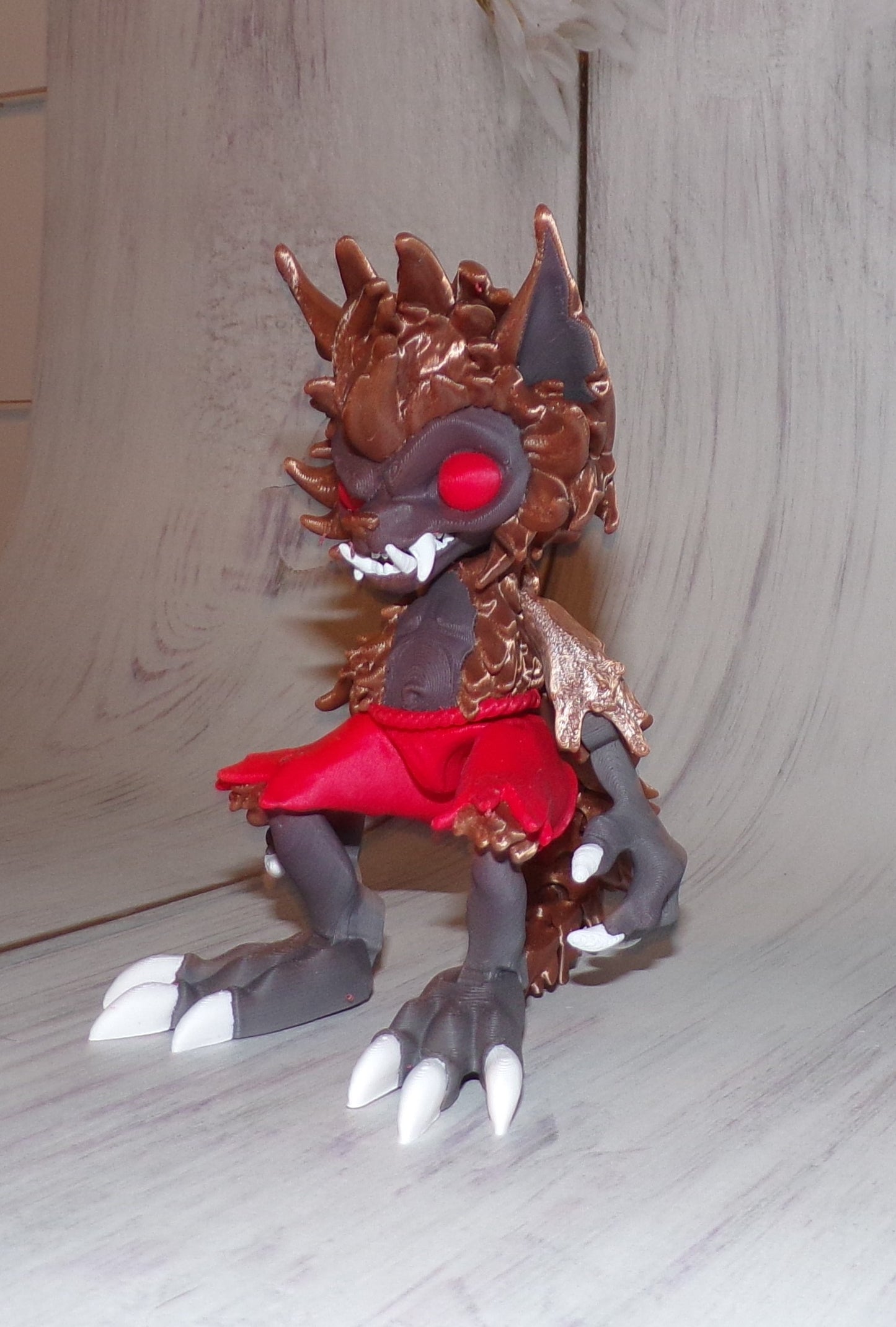 Werewolf 3d printed Articulated Figurine - Wonderland 3D Printing 