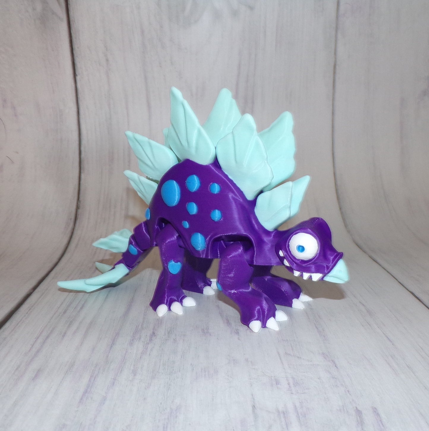 Stegosaurus 3d printed Articulated Figurine - Wonderland 3D Printing 