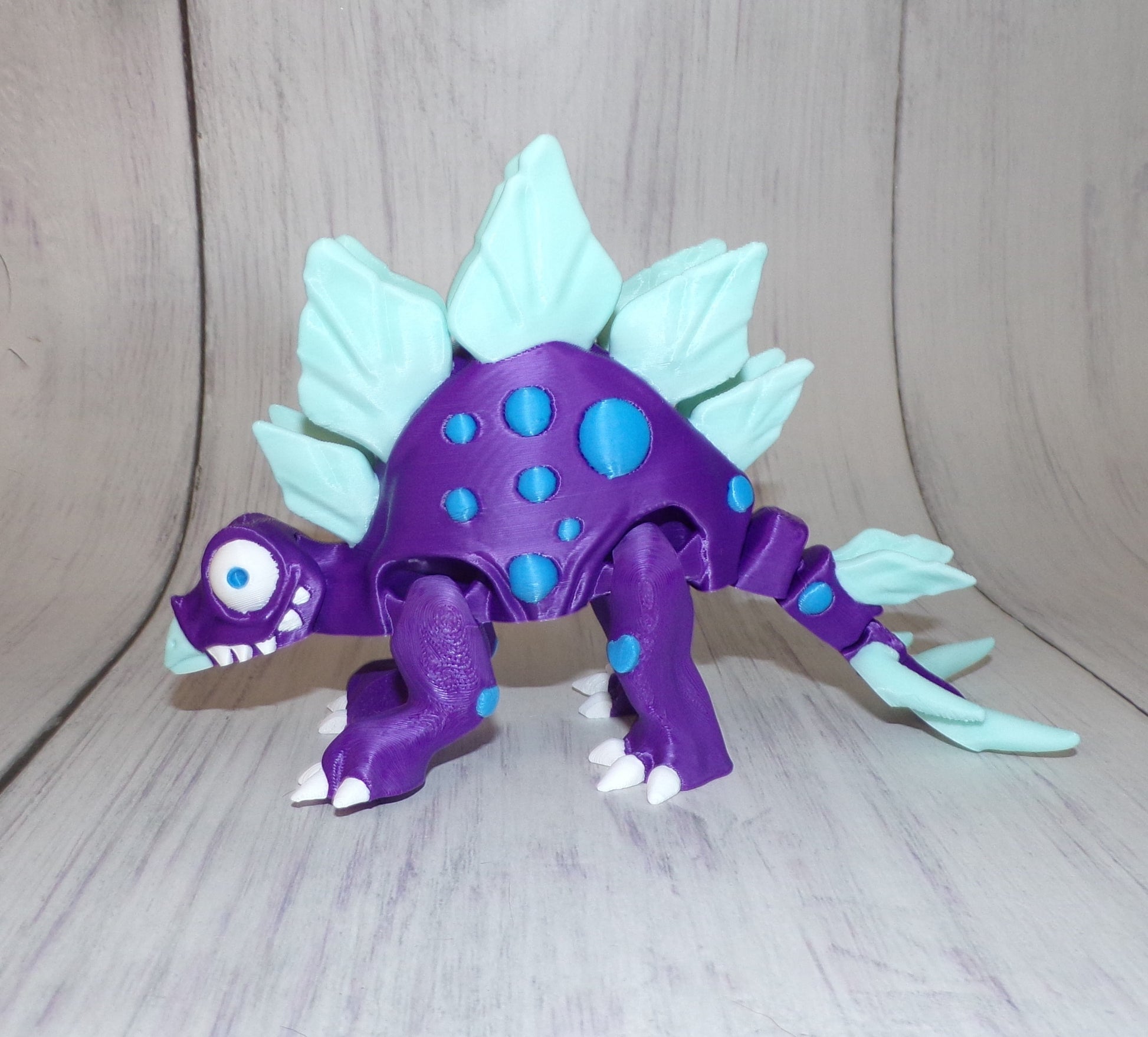 Stegosaurus 3d printed Articulated Figurine - Wonderland 3D Printing 