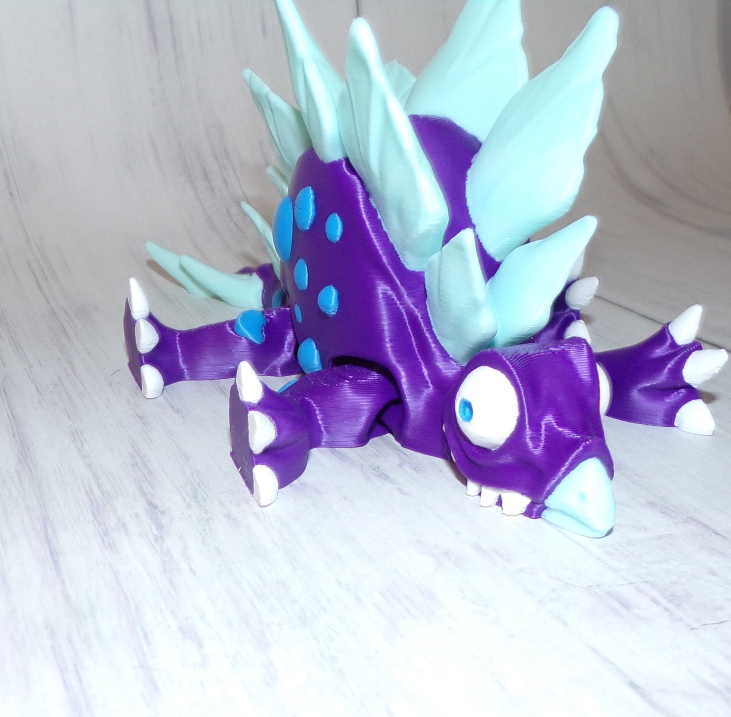 Stegosaurus 3d printed Articulated Figurine - Wonderland 3D Printing 