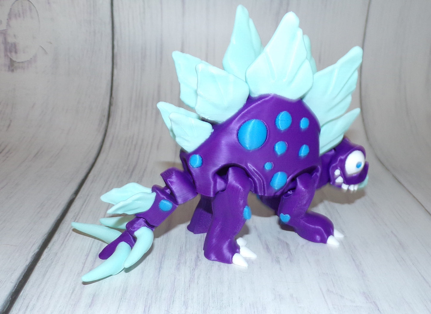 Stegosaurus 3d printed Articulated Figurine - Wonderland 3D Printing 