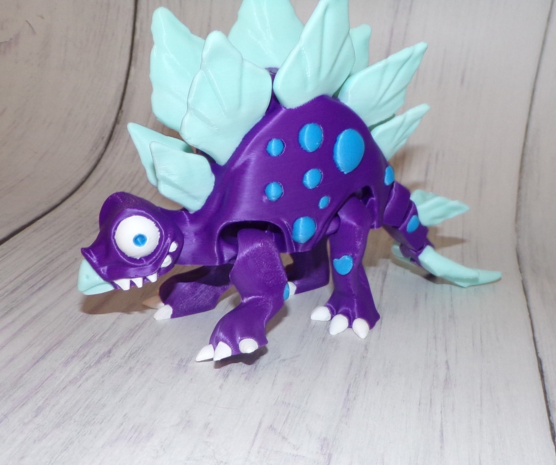 Stegosaurus 3d printed Articulated Figurine - Wonderland 3D Printing 