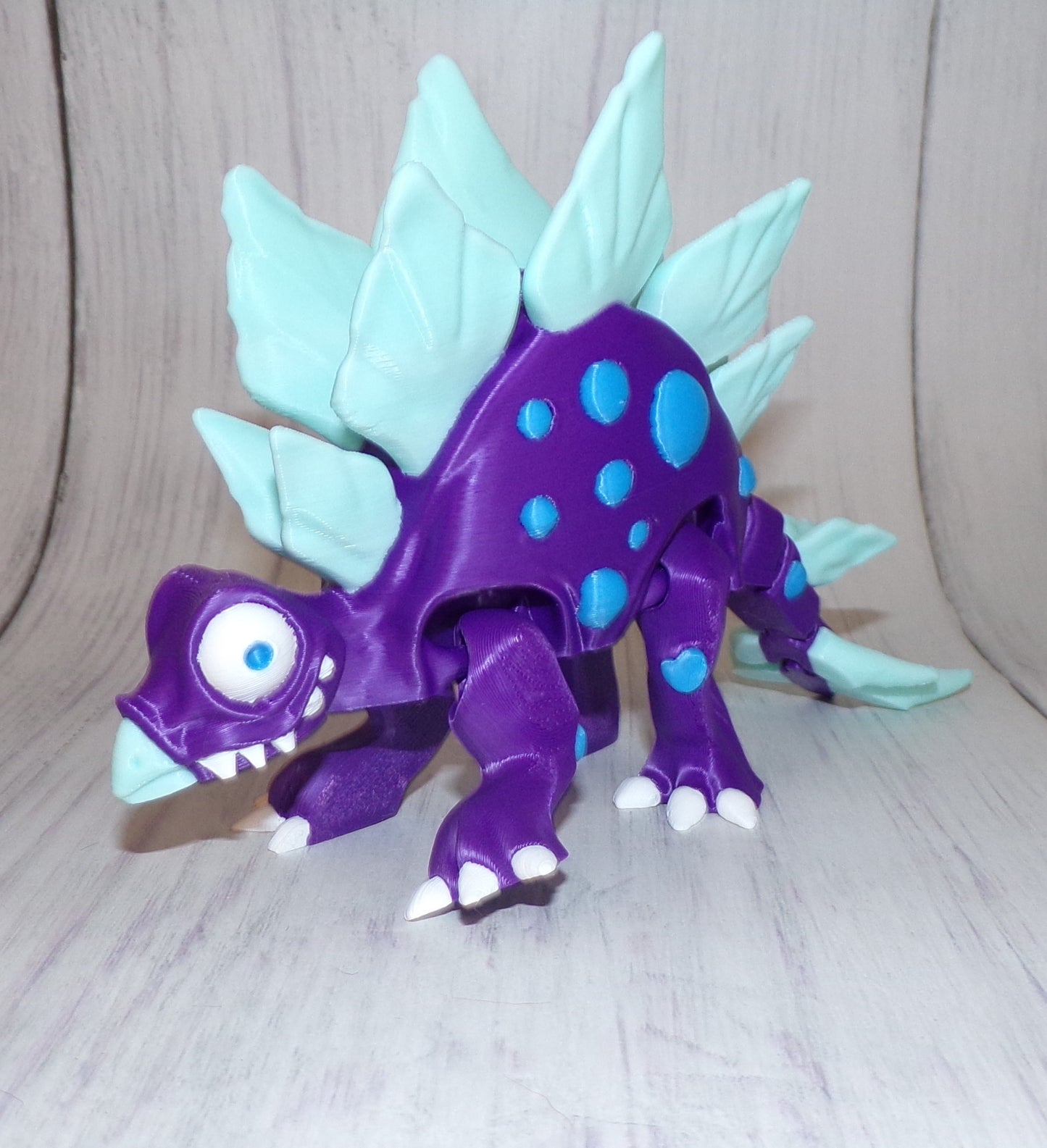 Stegosaurus 3d printed Articulated Figurine - Wonderland 3D Printing 