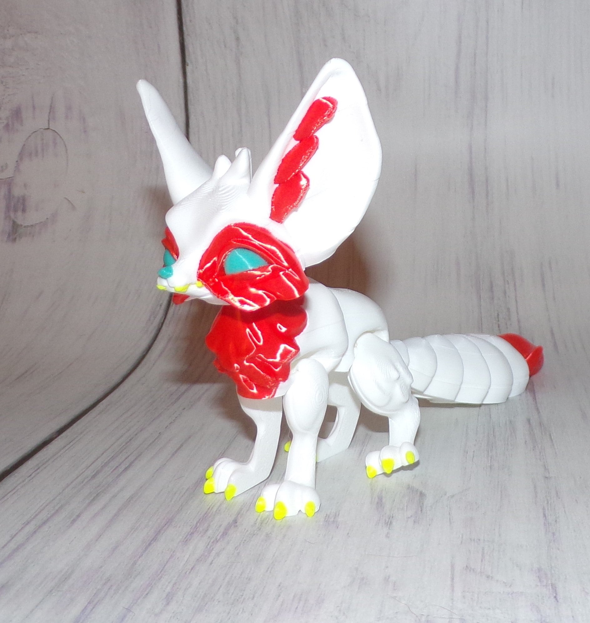 Fennec Fox 3d printed Articulated Figurine - Wonderland 3D Printing 