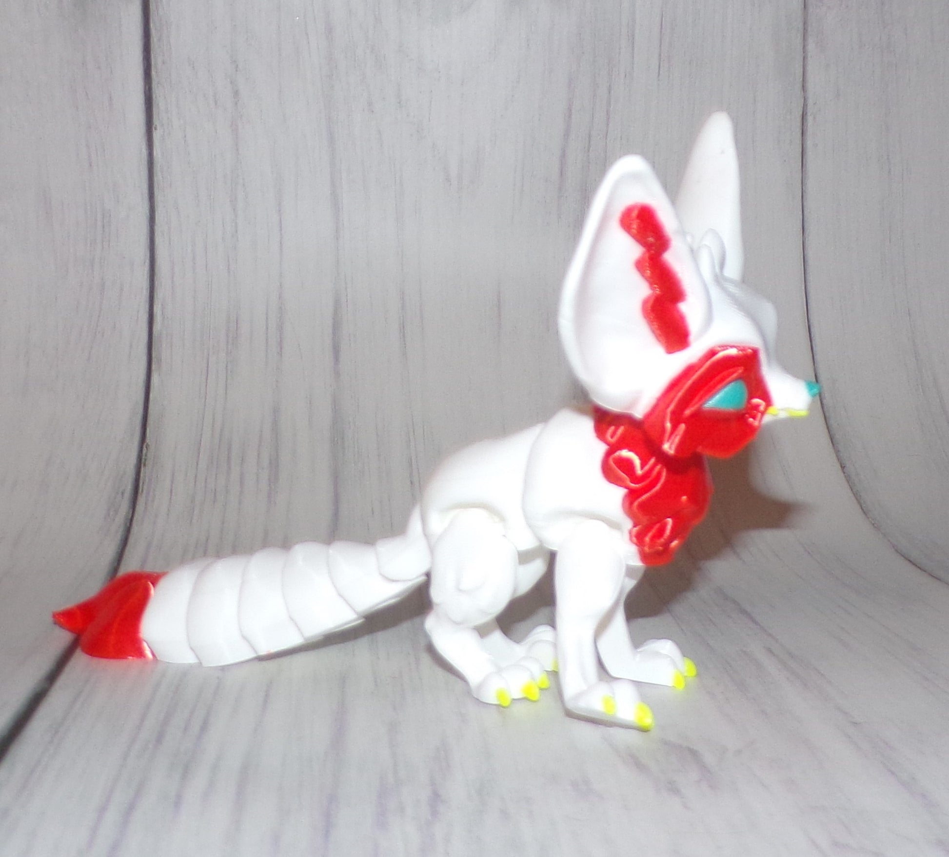 Fennec Fox 3d printed Articulated Figurine - Wonderland 3D Printing 