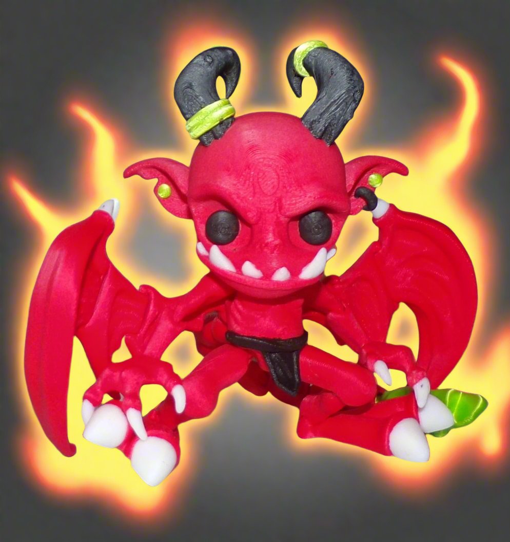 IMP 3d printed Articulated Figurine - Wonderland 3D Printing 