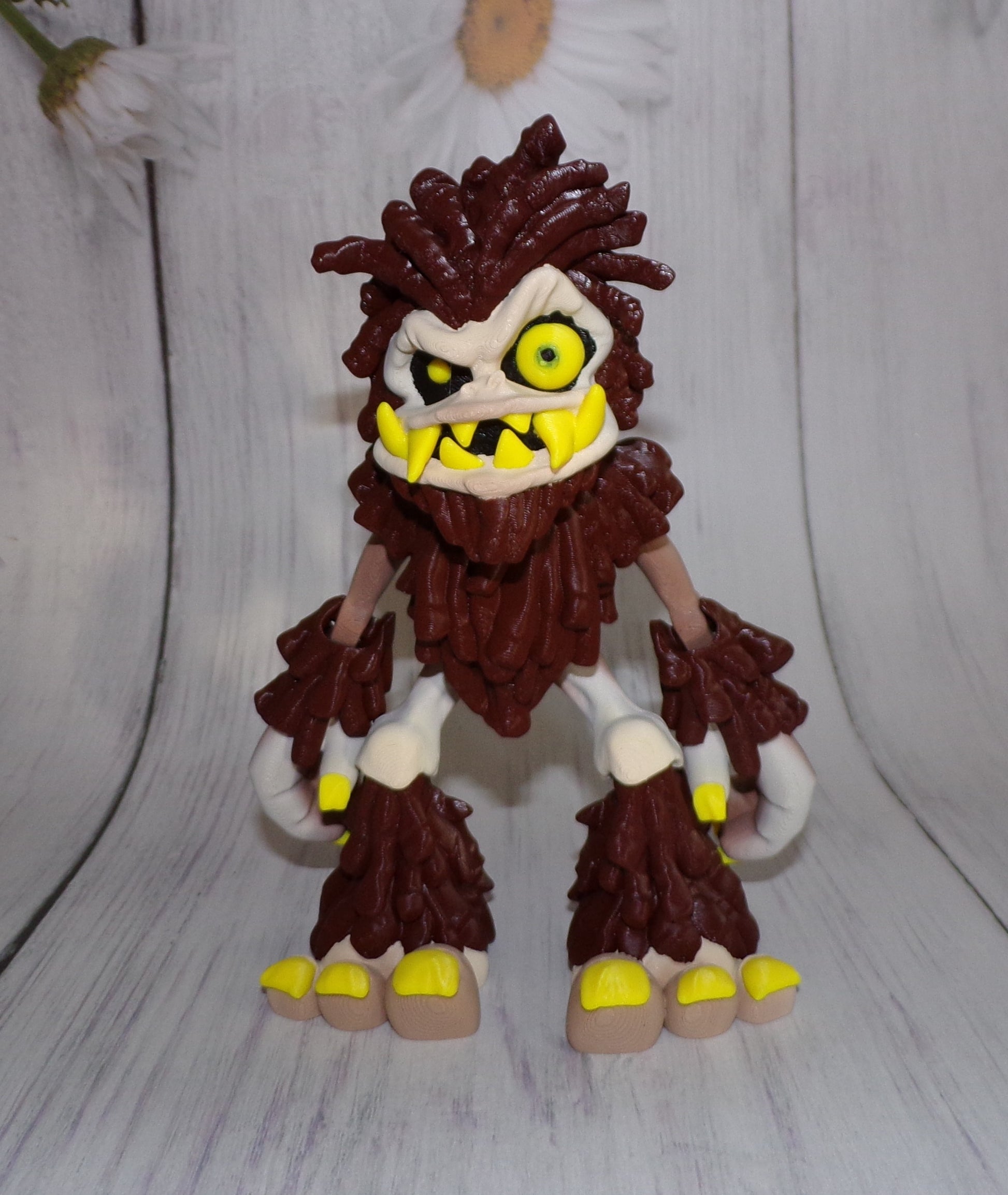 Bigfoot 3d printed Articulated Figurine - Wonderland 3D Printing 