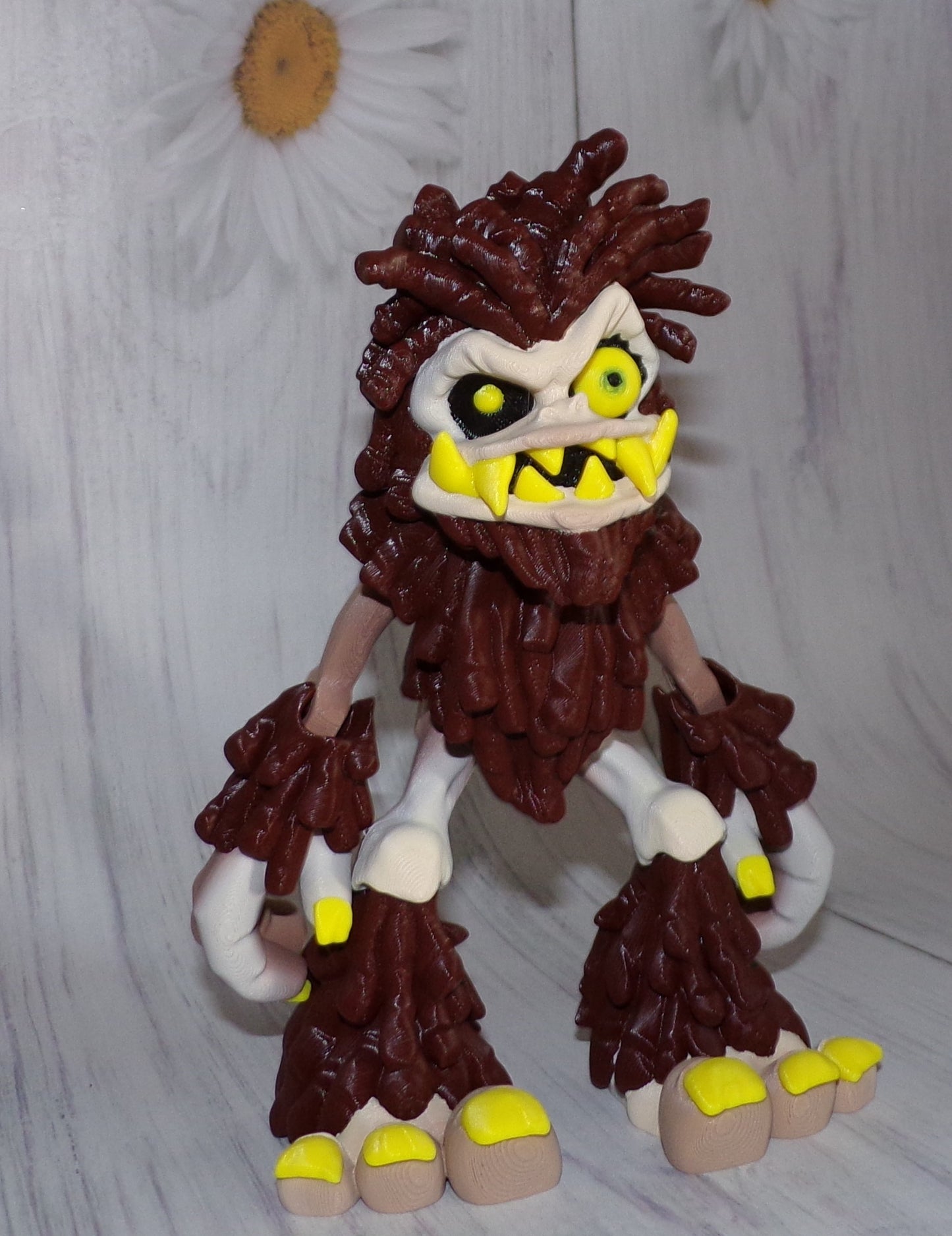 Bigfoot 3d printed Articulated Figurine - Wonderland 3D Printing 