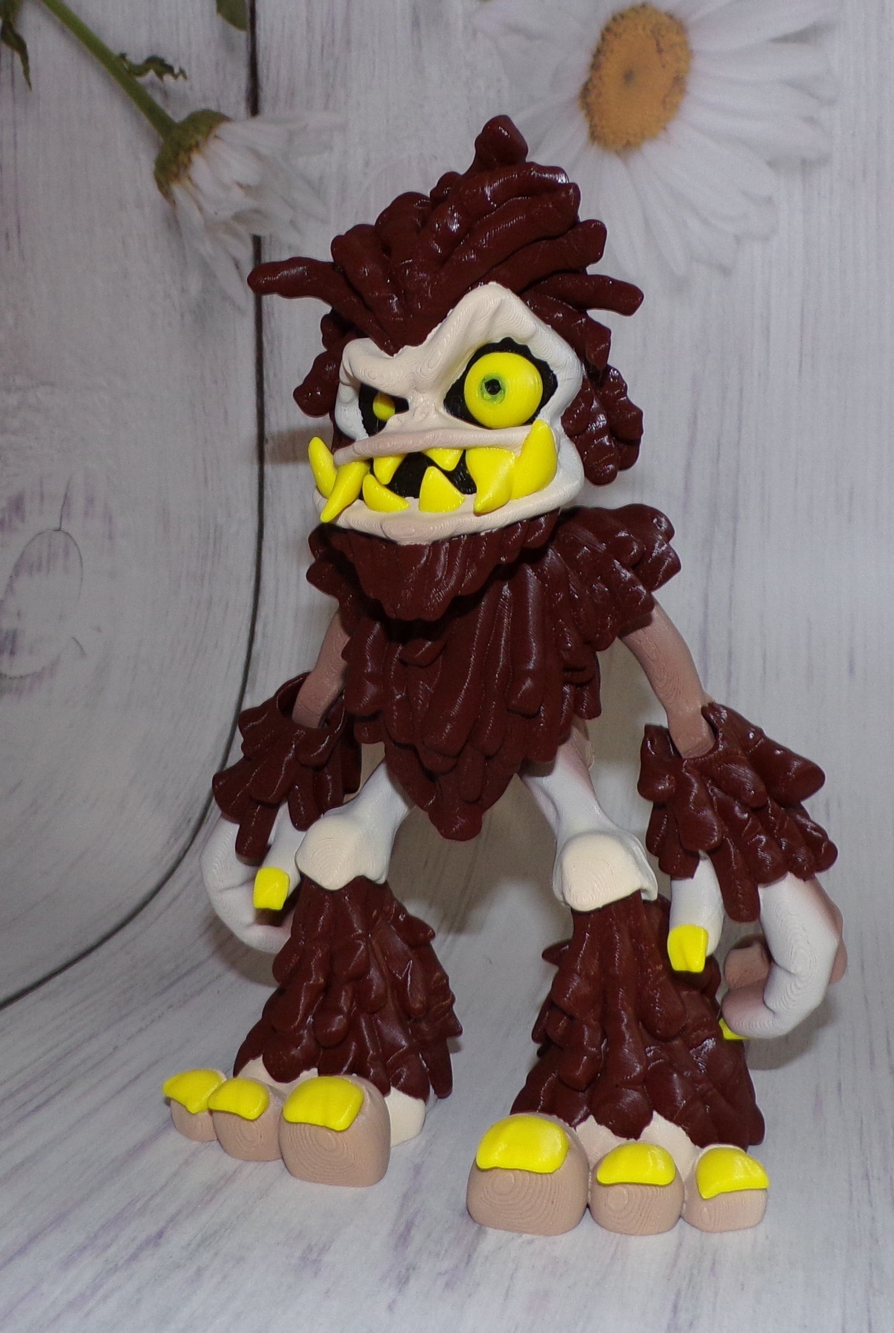 Bigfoot 3d printed Articulated Figurine - Wonderland 3D Printing 