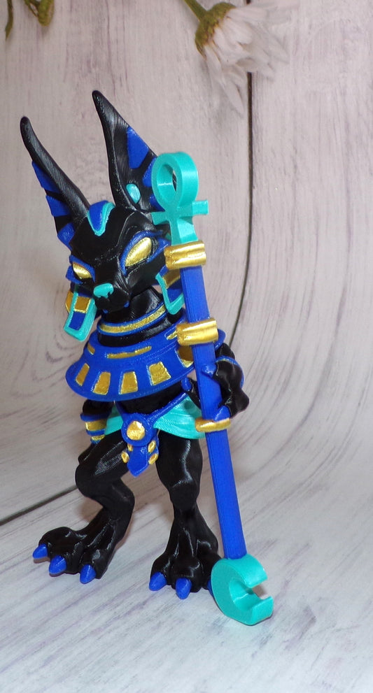 Anubis 3d Printed Articulated Figurine (Copy) - Wonderland 3D Printing 