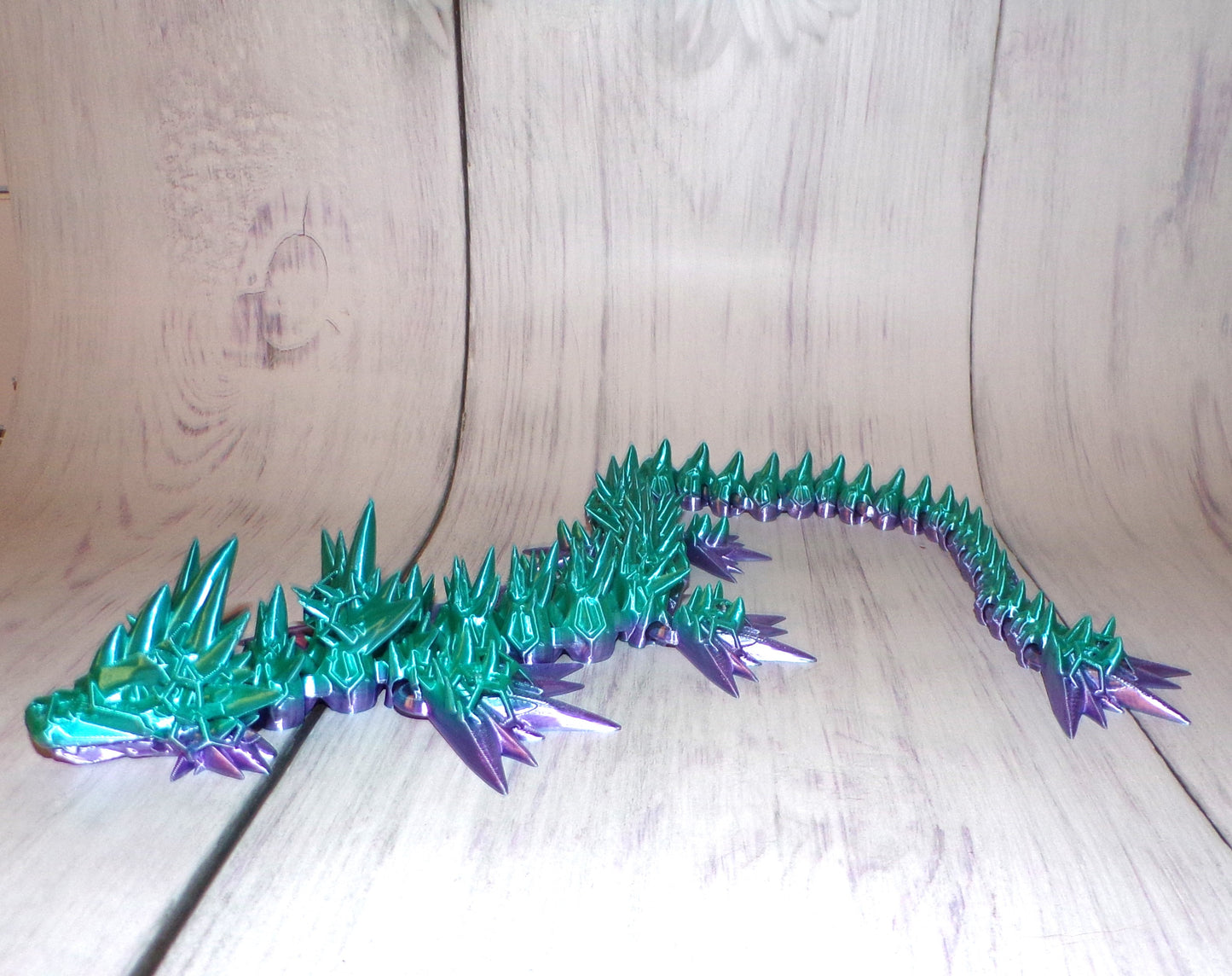 Void Dragon 3D Printed Articulated Figurine - Wonderland 3D Printing 