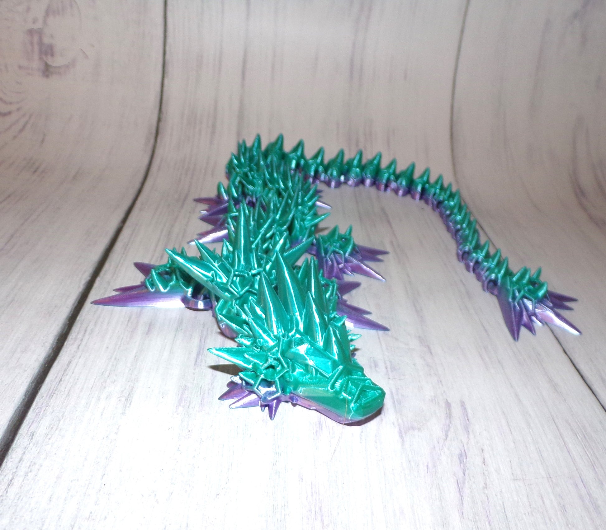 Void Dragon 3D Printed Articulated Figurine - Wonderland 3D Printing 