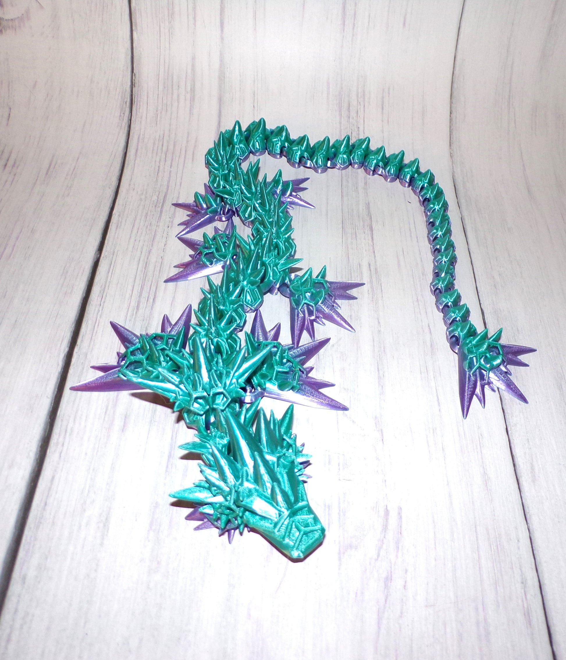 Void Dragon 3D Printed Articulated Figurine - Wonderland 3D Printing 