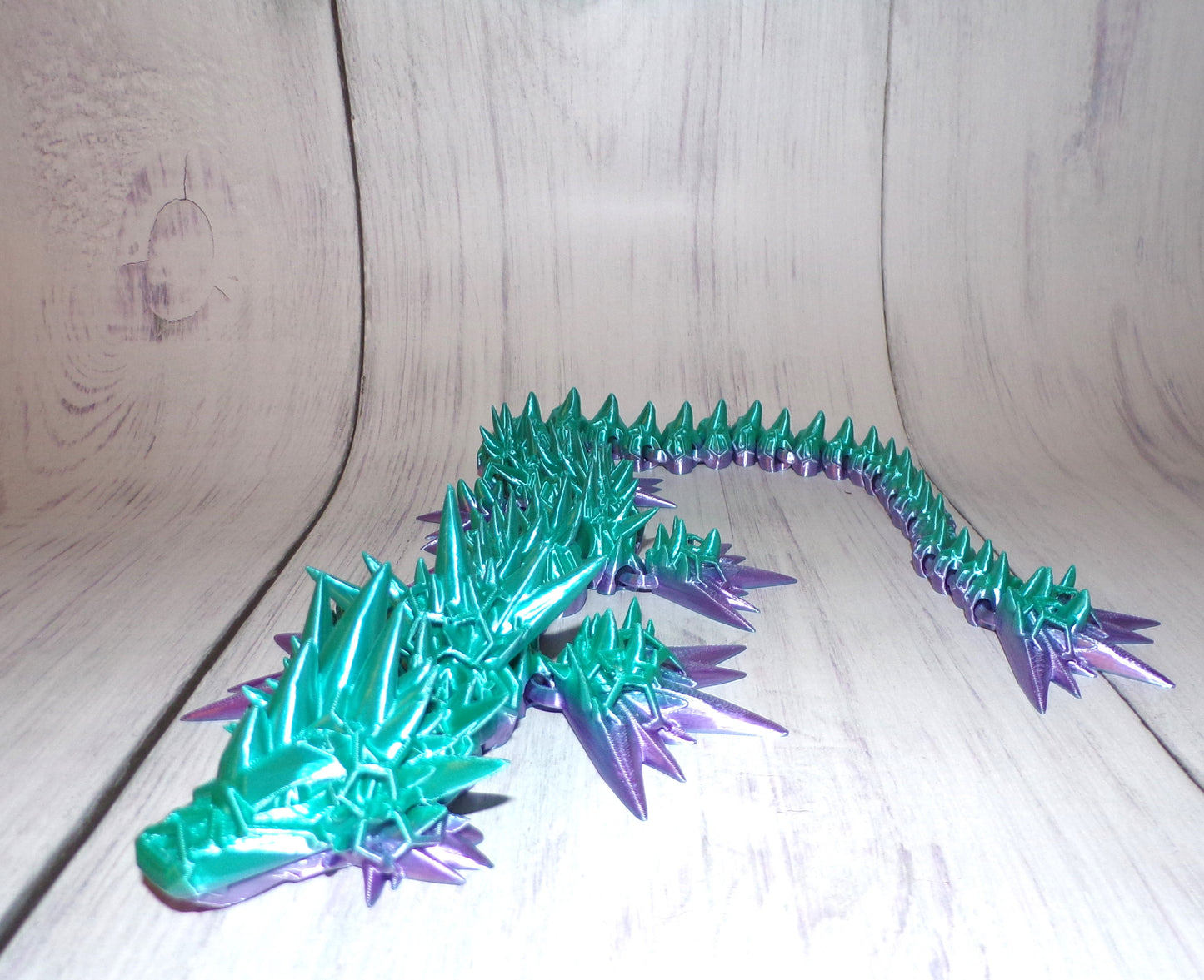 Void Dragon 3D Printed Articulated Figurine - Wonderland 3D Printing 