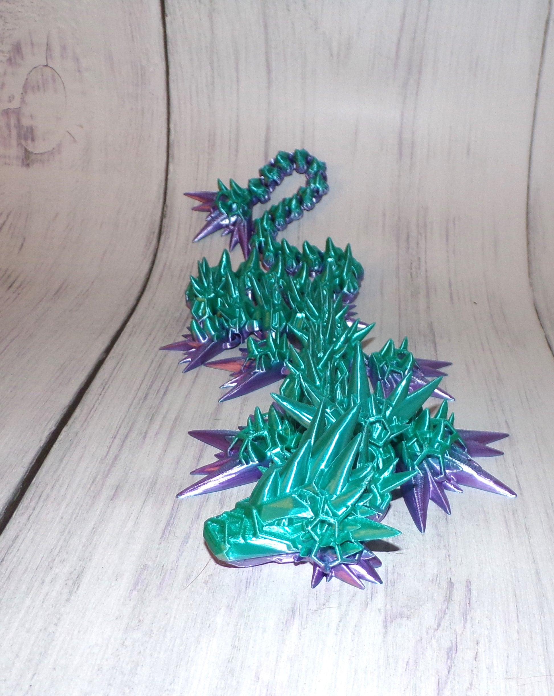 Void Dragon 3D Printed Articulated Figurine - Wonderland 3D Printing 