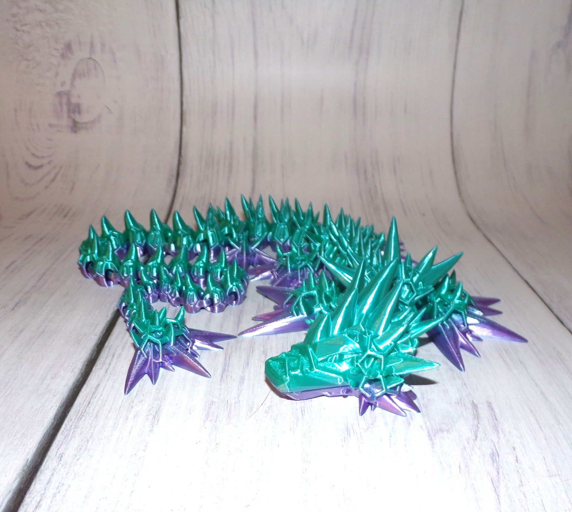 Void Dragon 3D Printed Articulated Figurine - Wonderland 3D Printing 