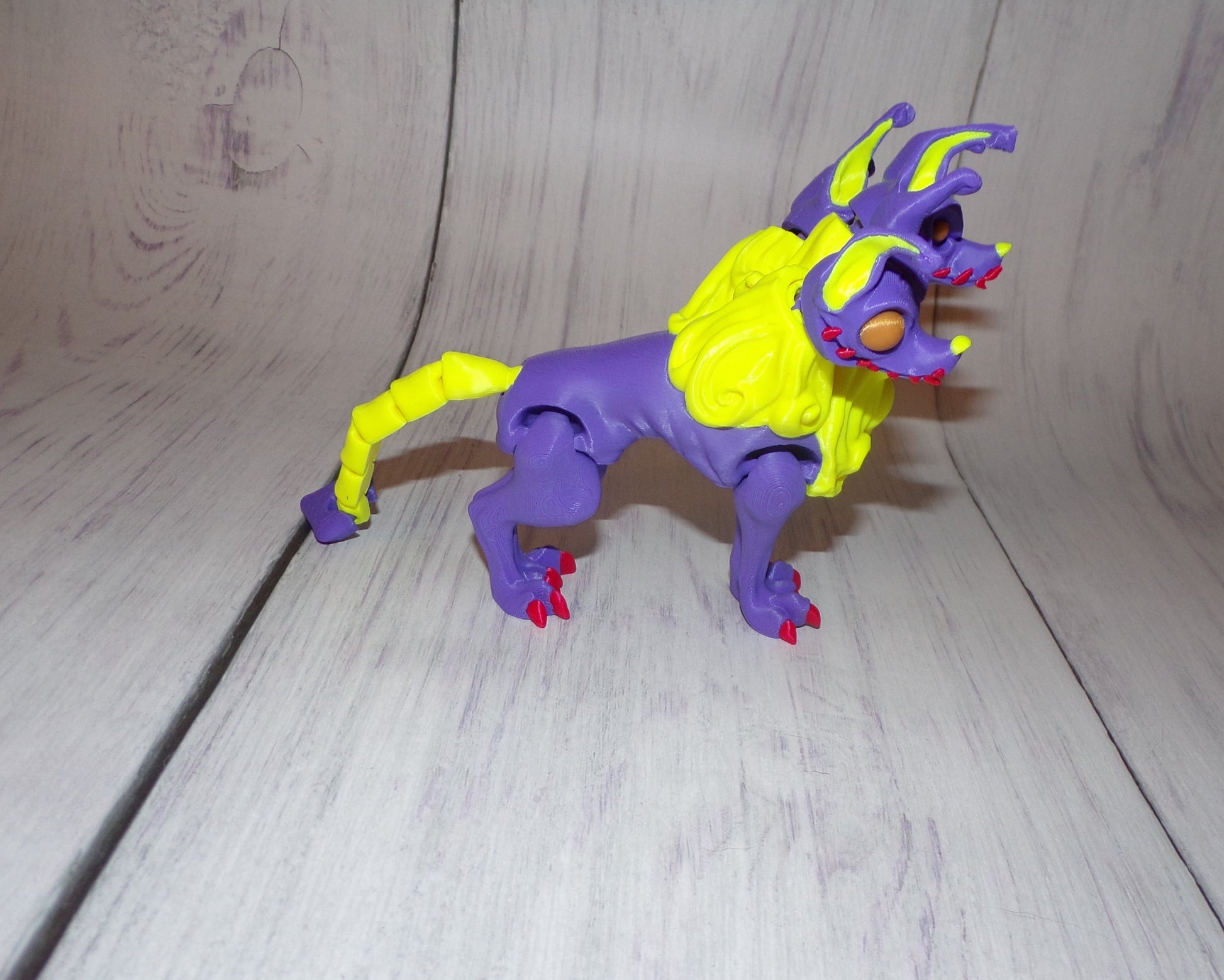 Cerberus 3d printed Articulated Figurine - Wonderland 3D Printing 