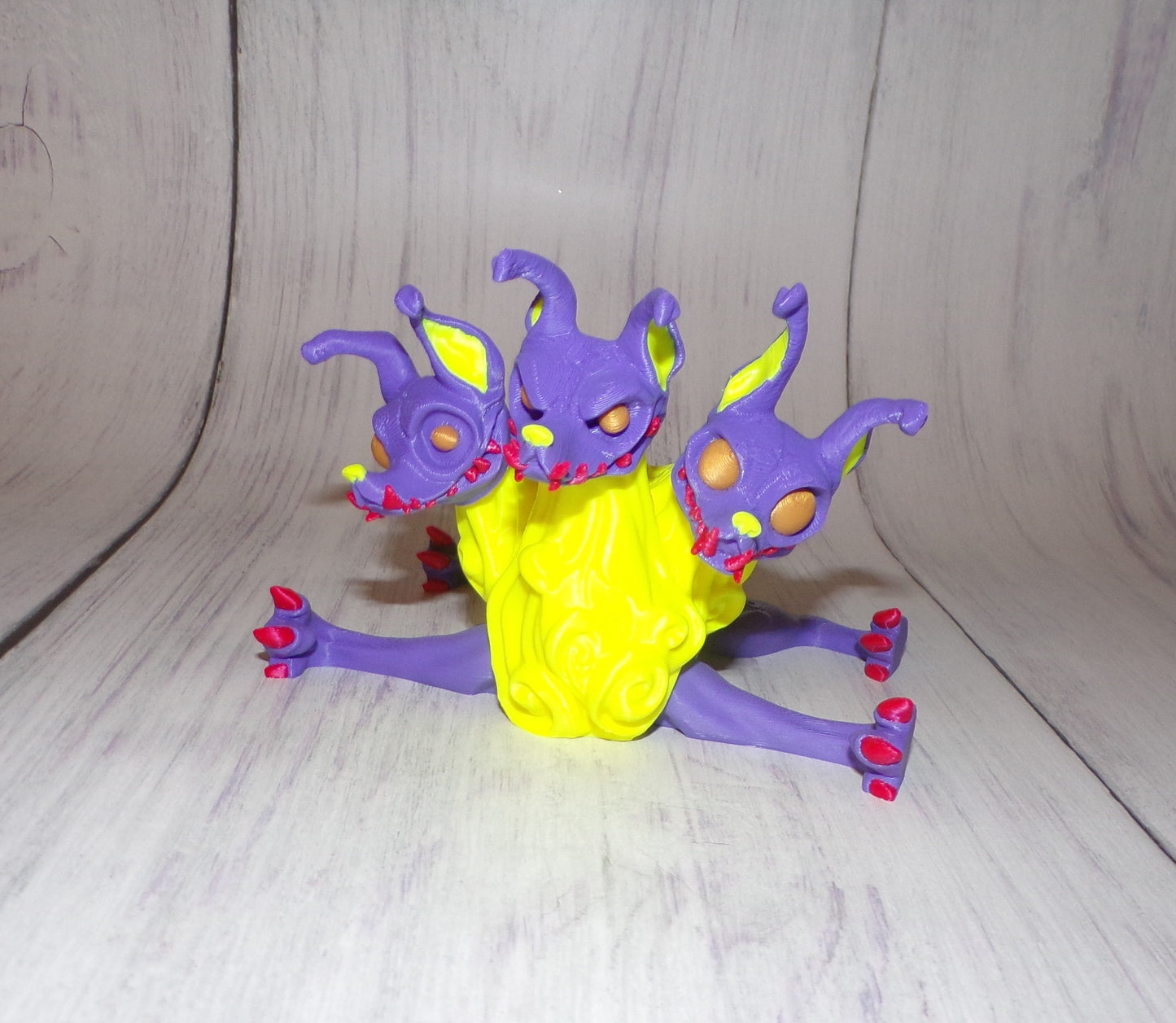 Cerberus 3d printed Articulated Figurine - Wonderland 3D Printing 