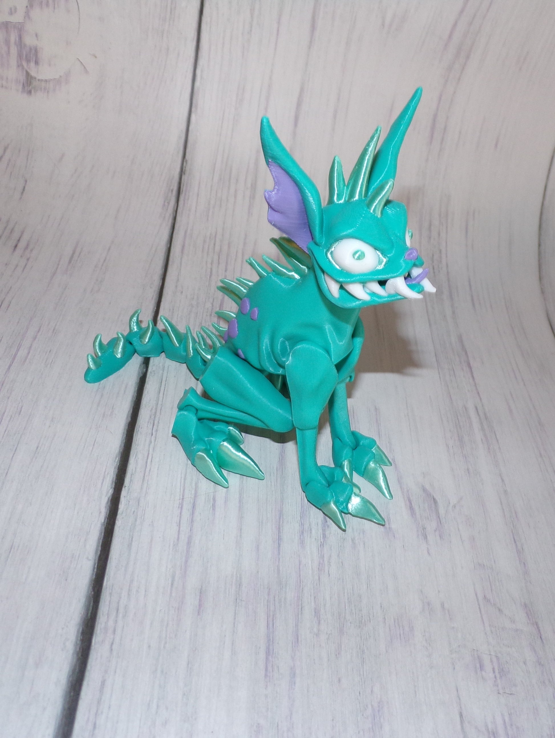 Chupacabra 3d printed Articulated Figurine - Wonderland 3D Printing 