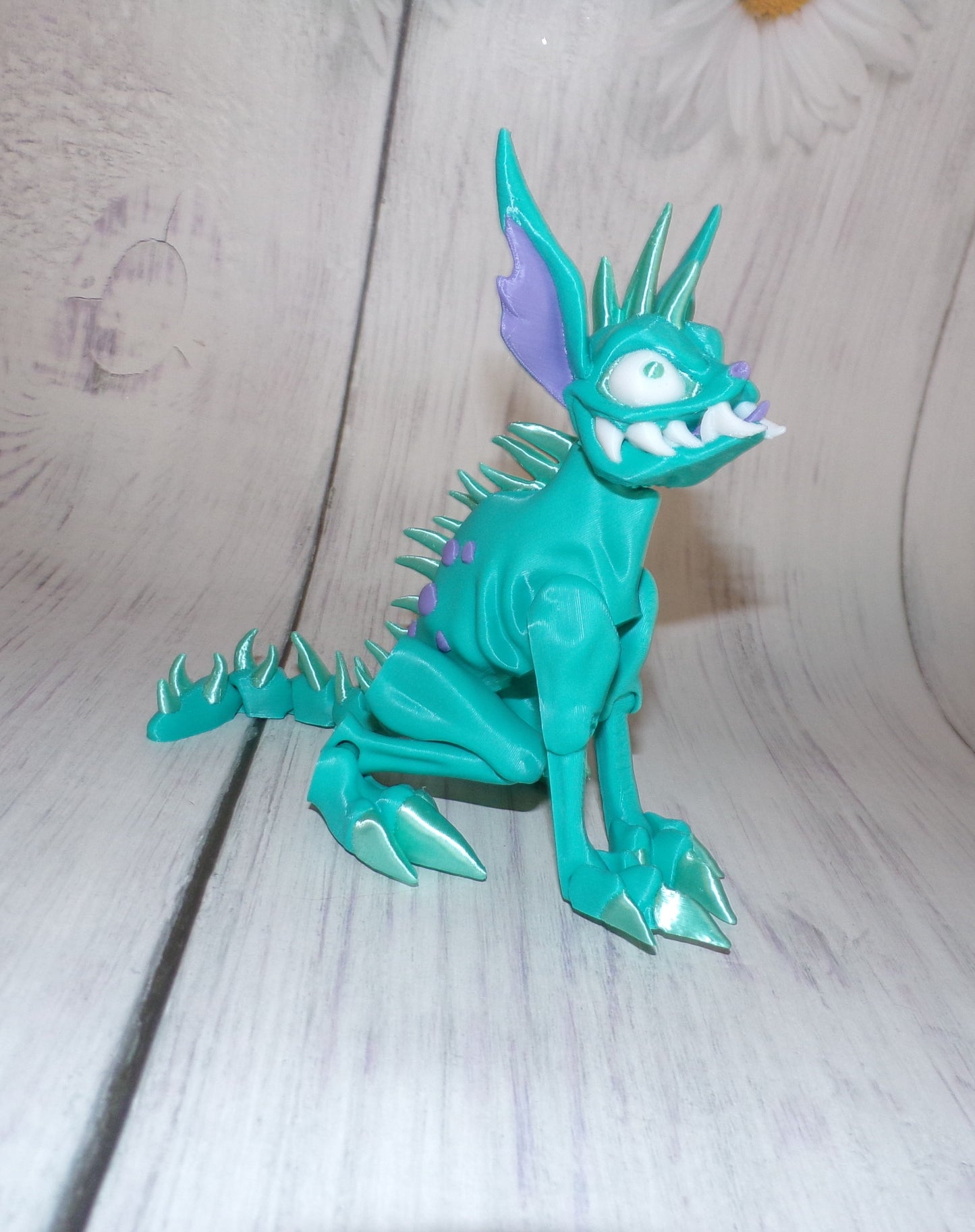 Chupacabra 3d printed Articulated Figurine - Wonderland 3D Printing 